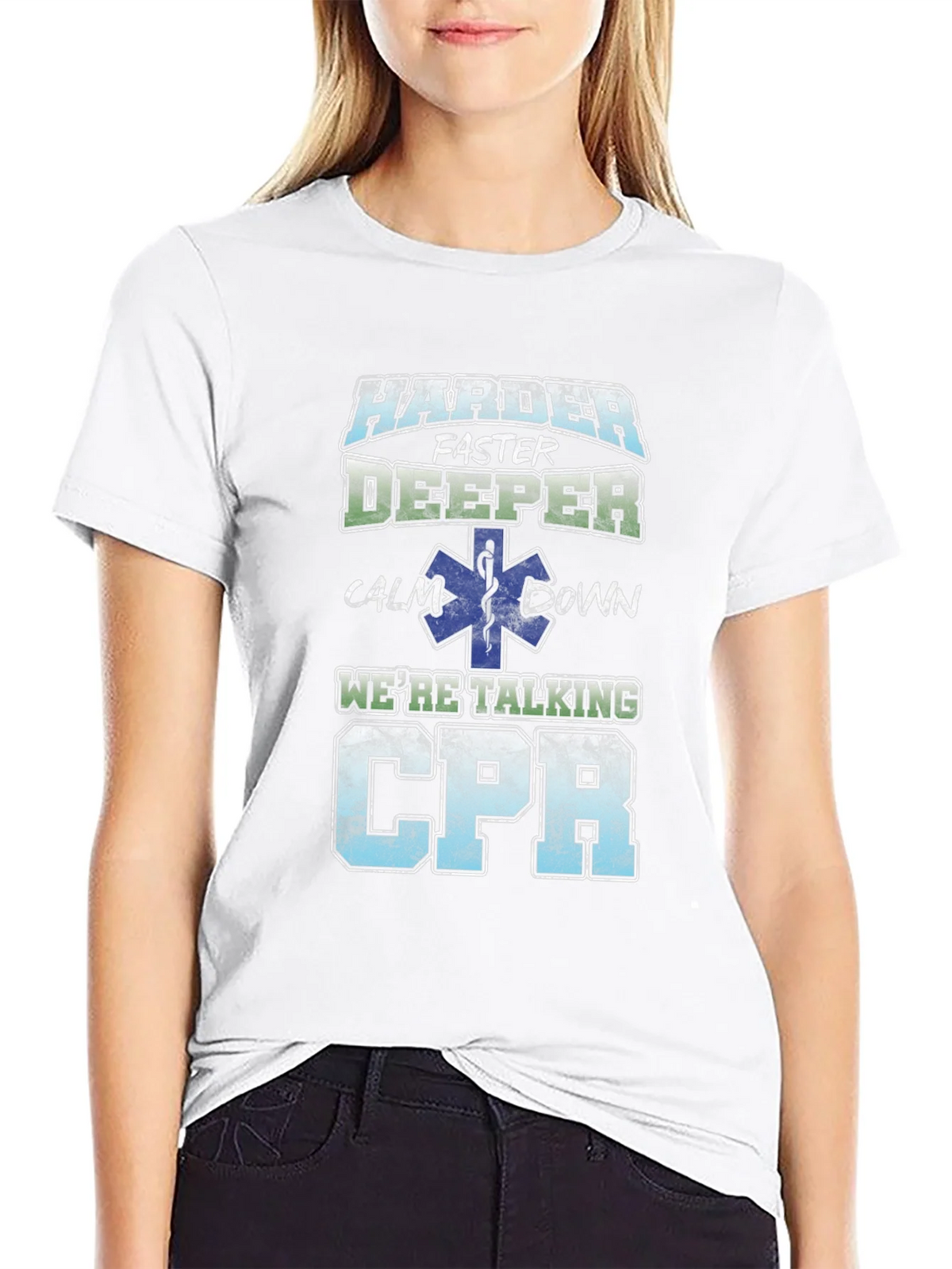 Harder Faster Deeper CPR T-Shirt product image 8