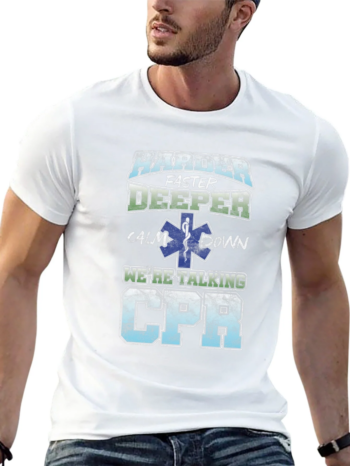 Harder Faster Deeper CPR T-Shirt product image 12