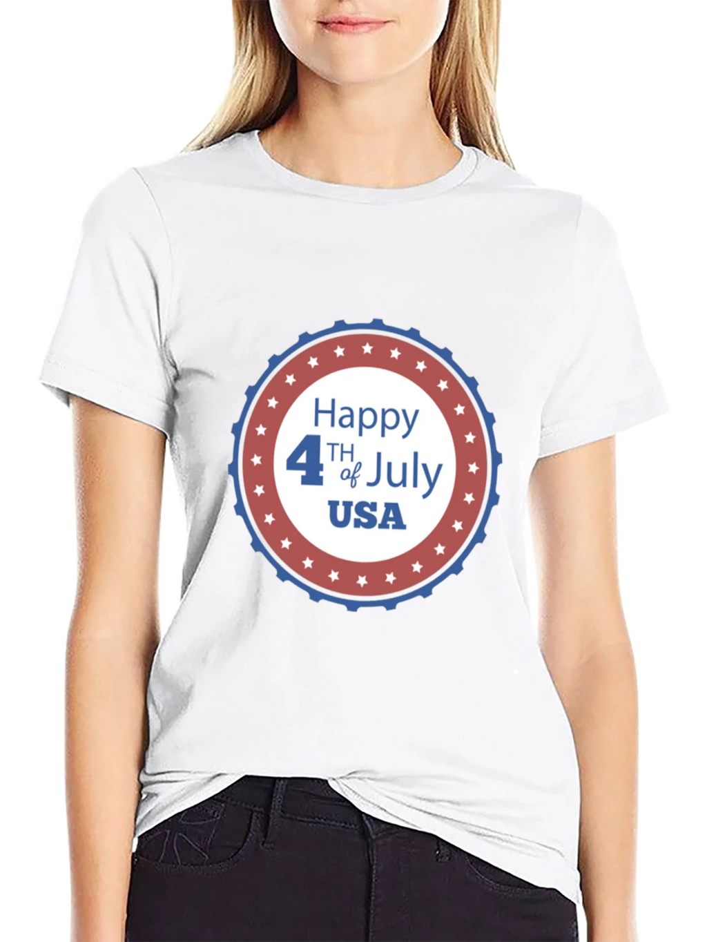 Happy 4th of July USA Graphic T-Shirt product image 6