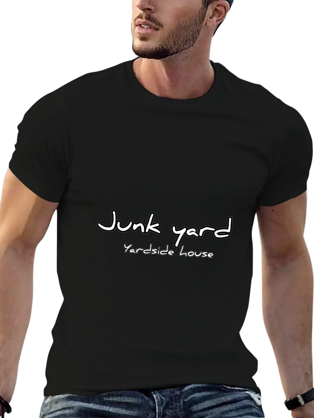Junk Yard Black T-Shirt - YardSide House product image 6