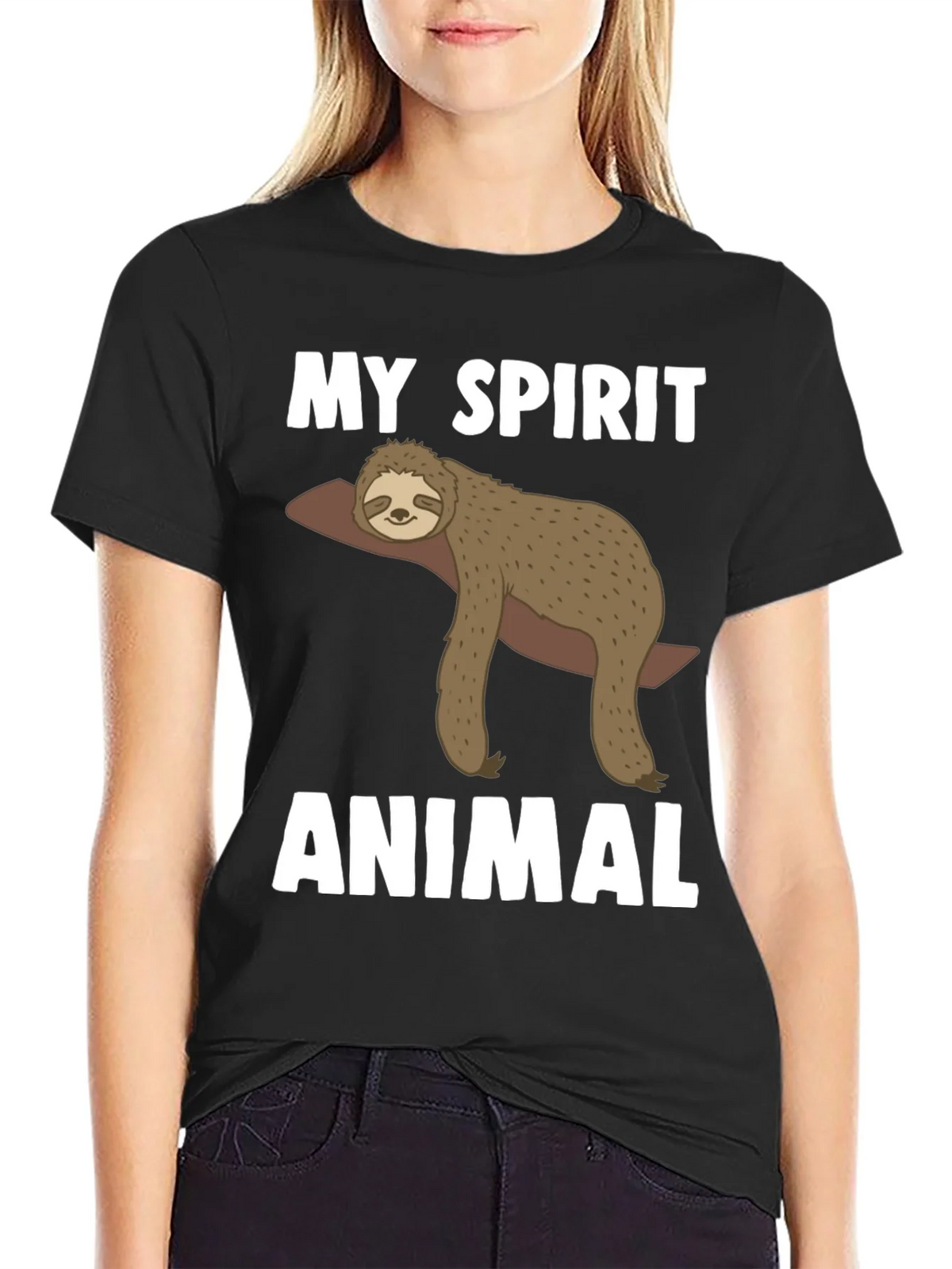 My Spirit Animal Sloth Graphic Tee product image 2