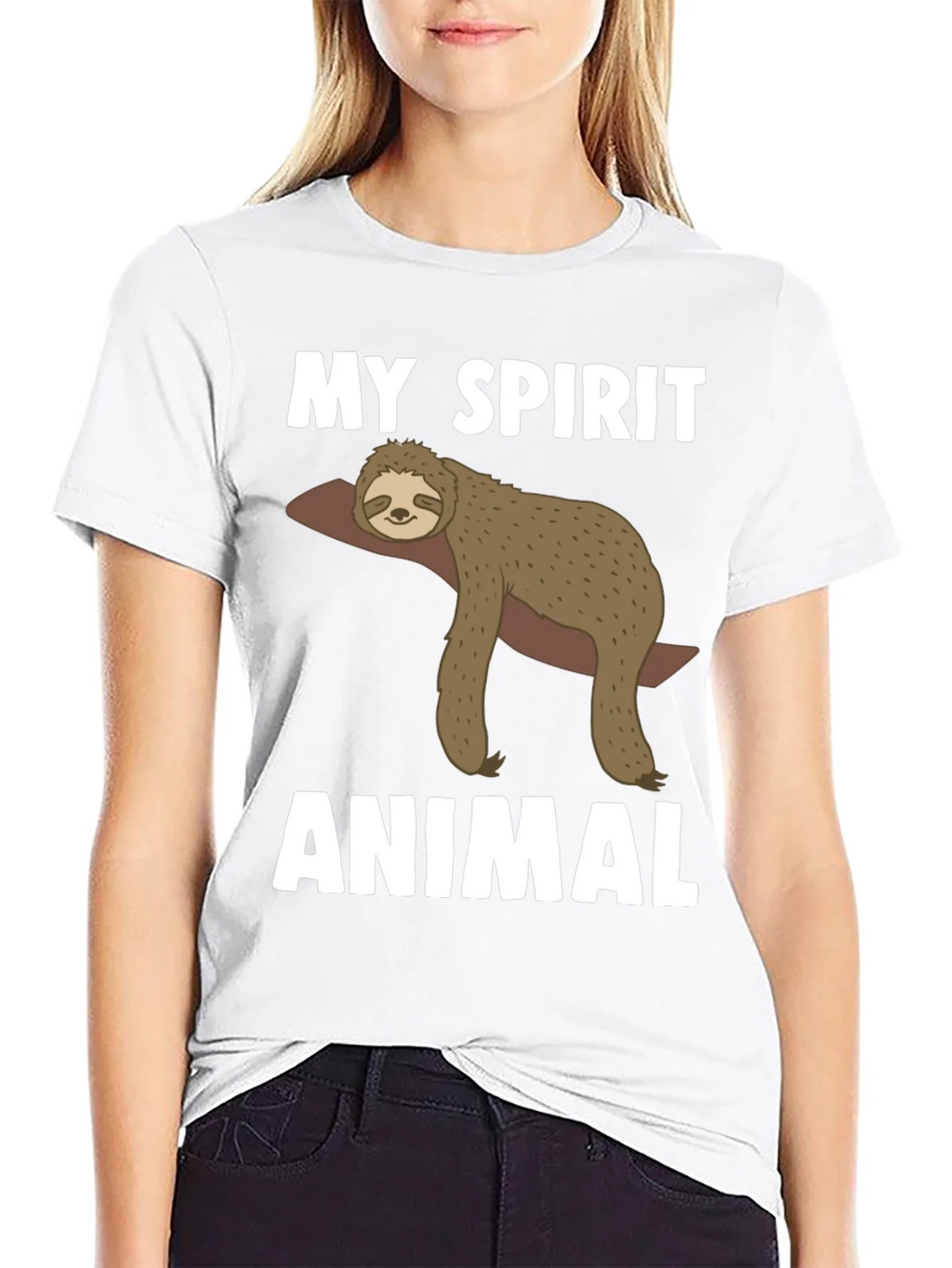 My Spirit Animal Sloth Graphic Tee product image 8