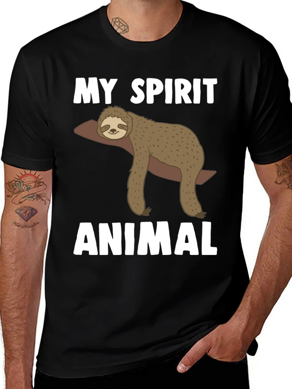 My Spirit Animal Sloth Graphic Tee product image 1