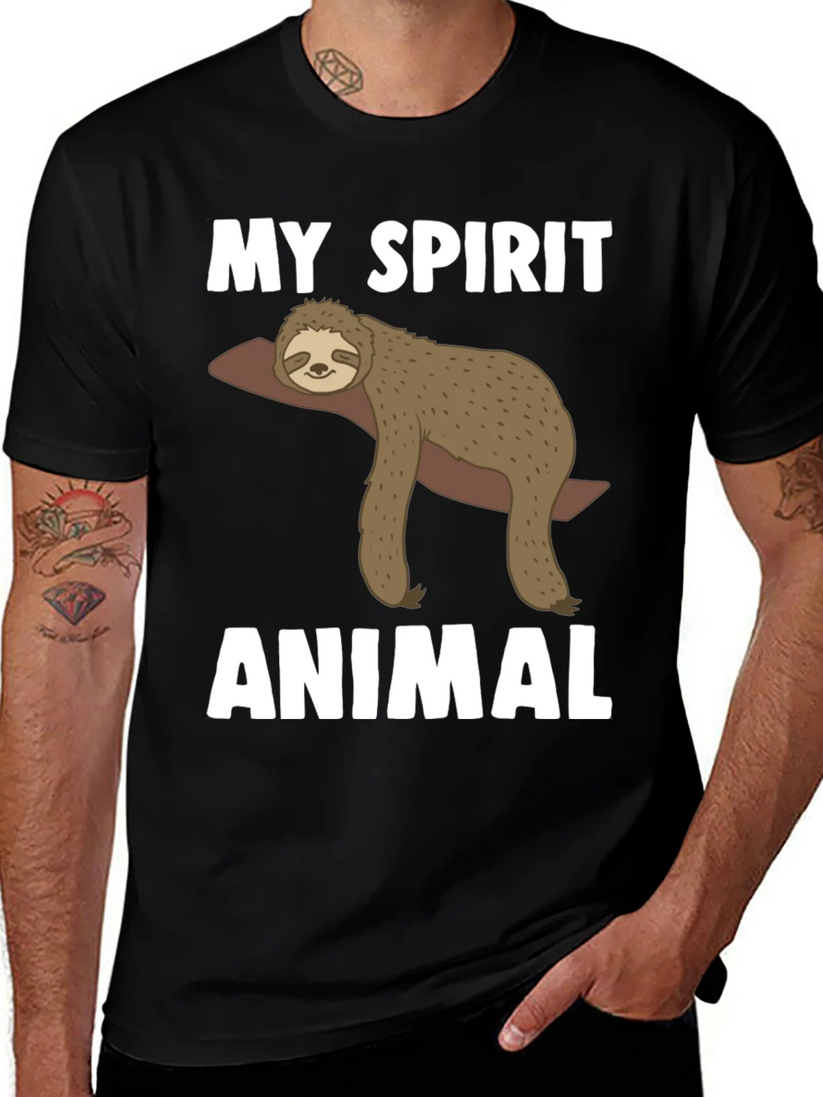 My Spirit Animal Sloth Graphic Tee product image 1
