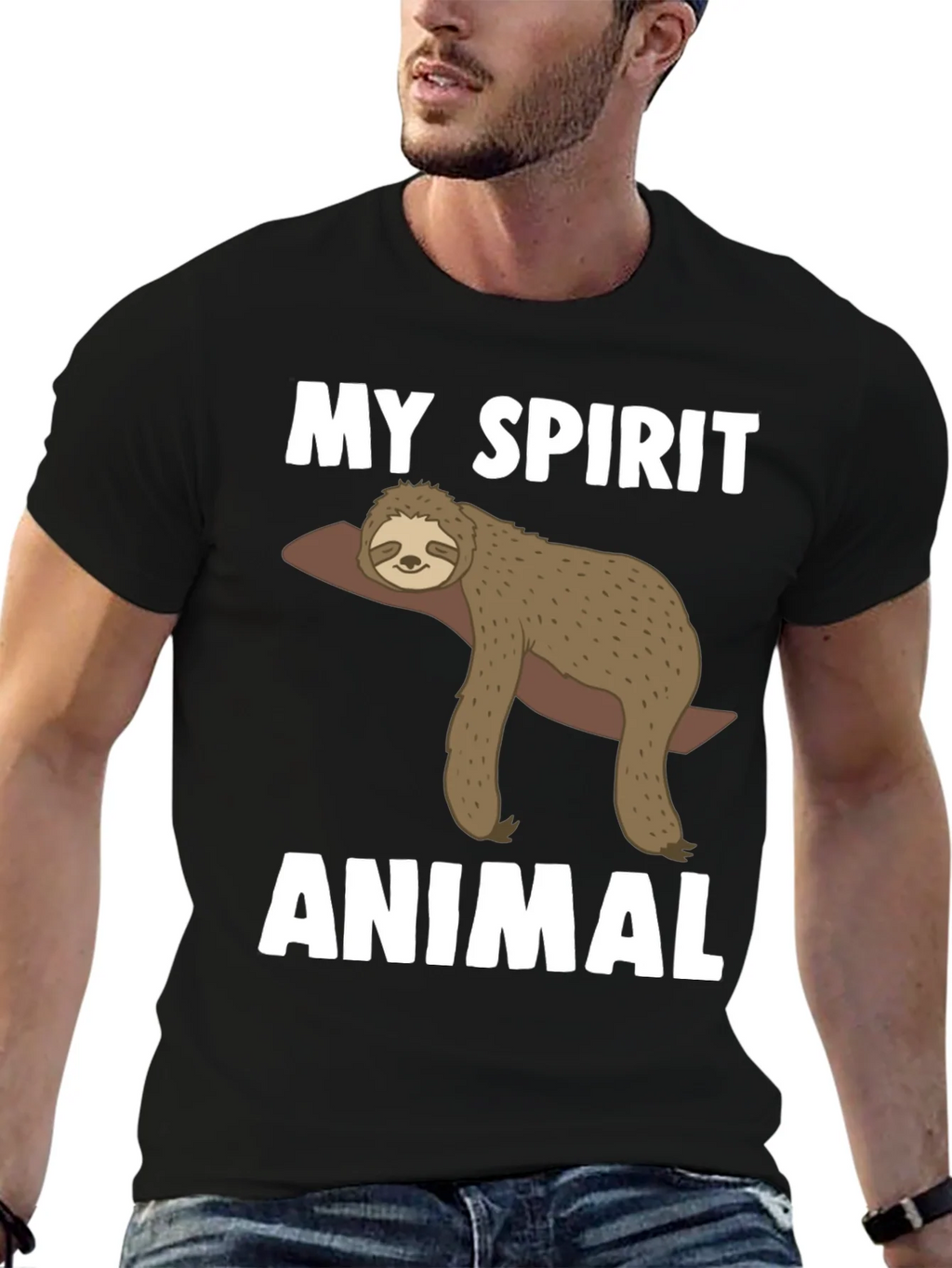My Spirit Animal Sloth Graphic Tee product image 6