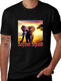 Safari Squad Elephant Graphic Tee - Adventure Awaits! product image 1