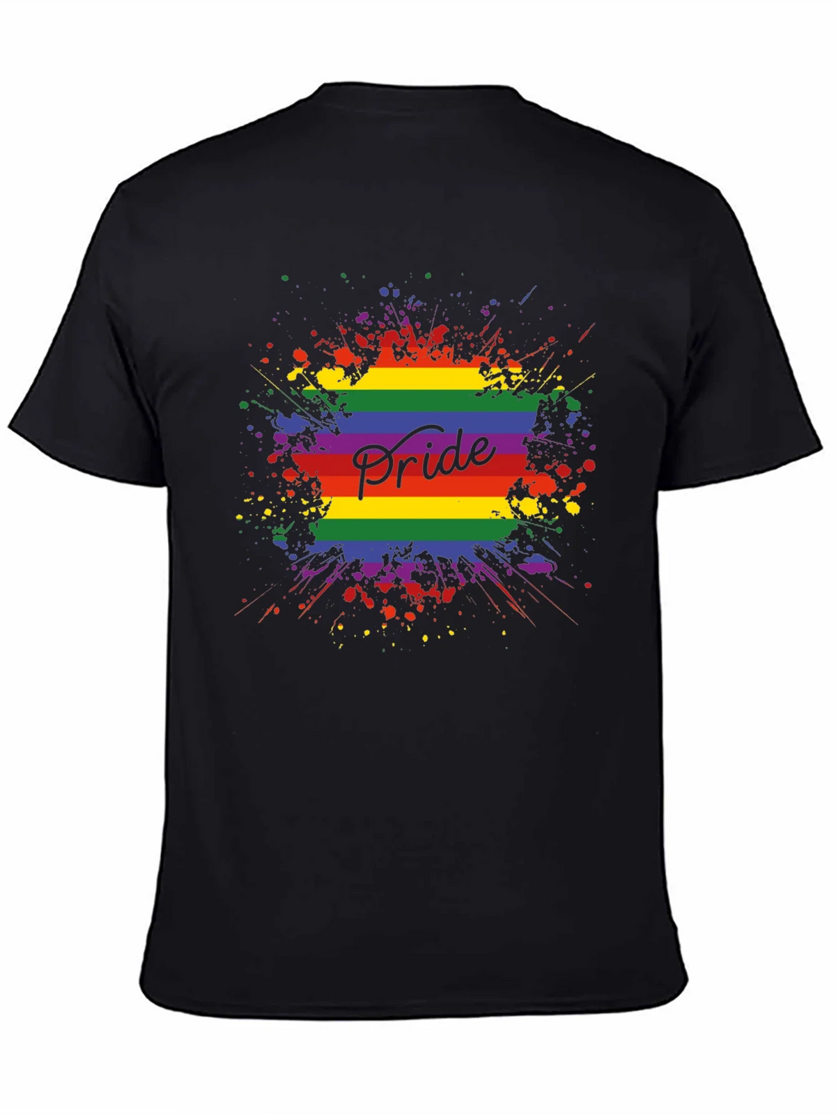 Pride Rainbow Splash T-Shirt product image 4