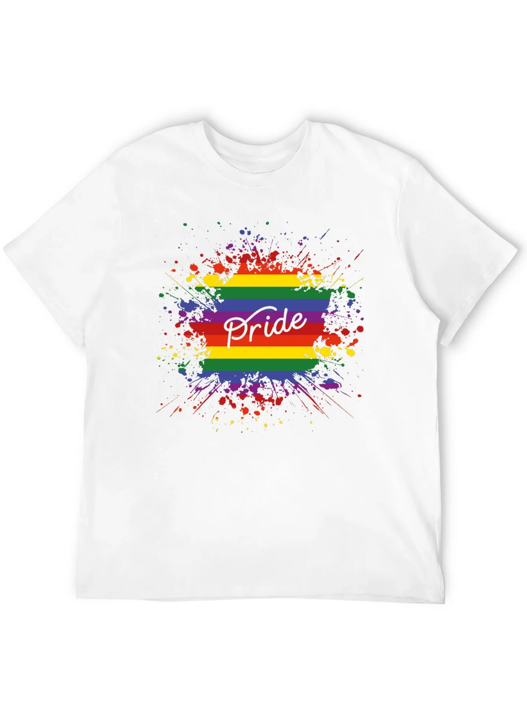 Pride Rainbow Splash T-Shirt product image 11