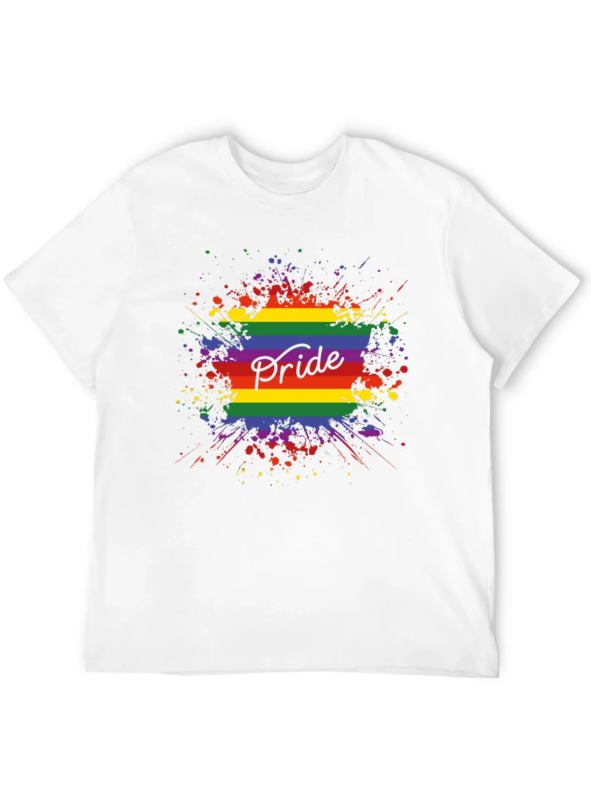 Pride Rainbow Splash T-Shirt product image 11