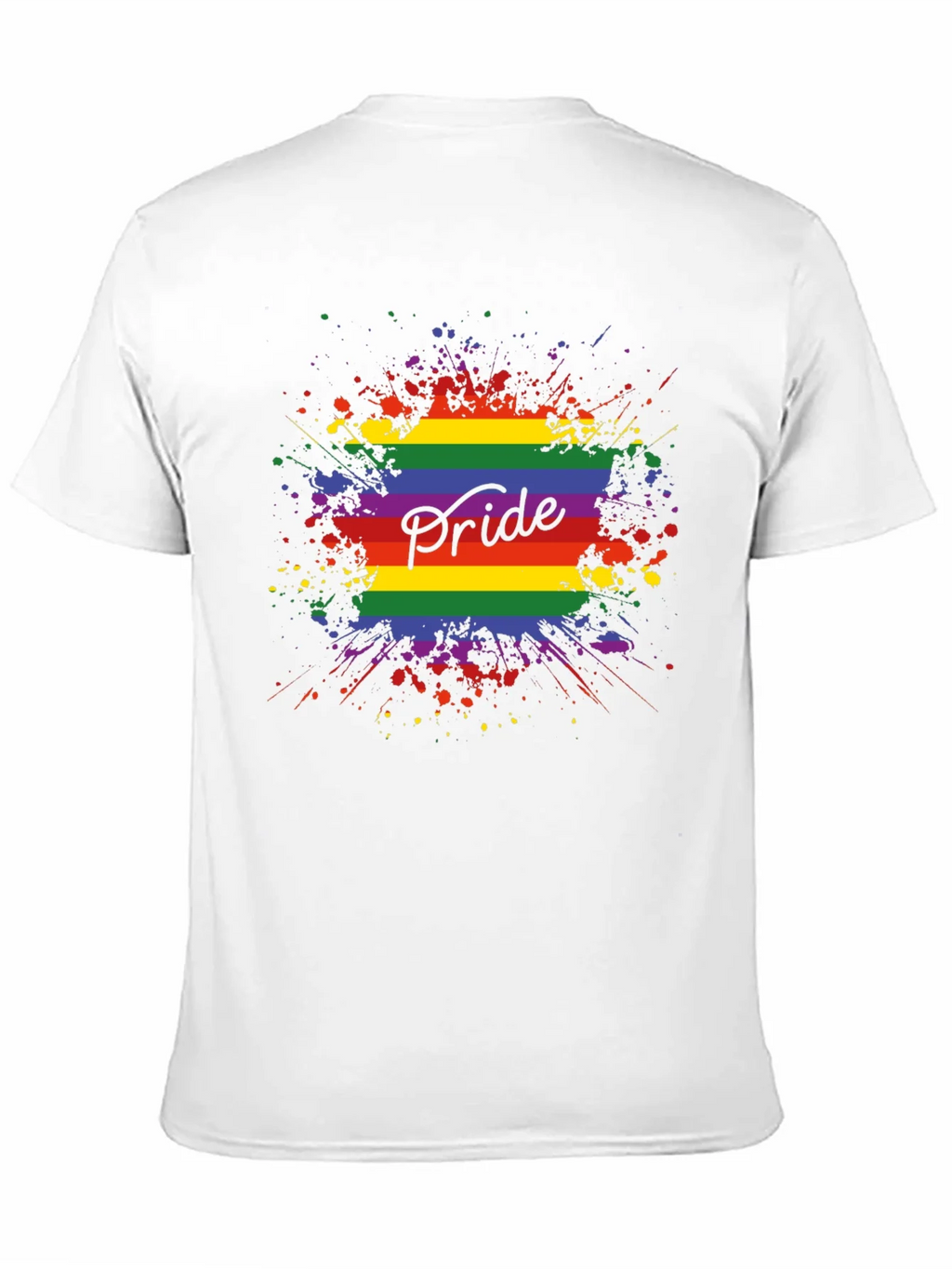 Pride Rainbow Splash T-Shirt product image 10