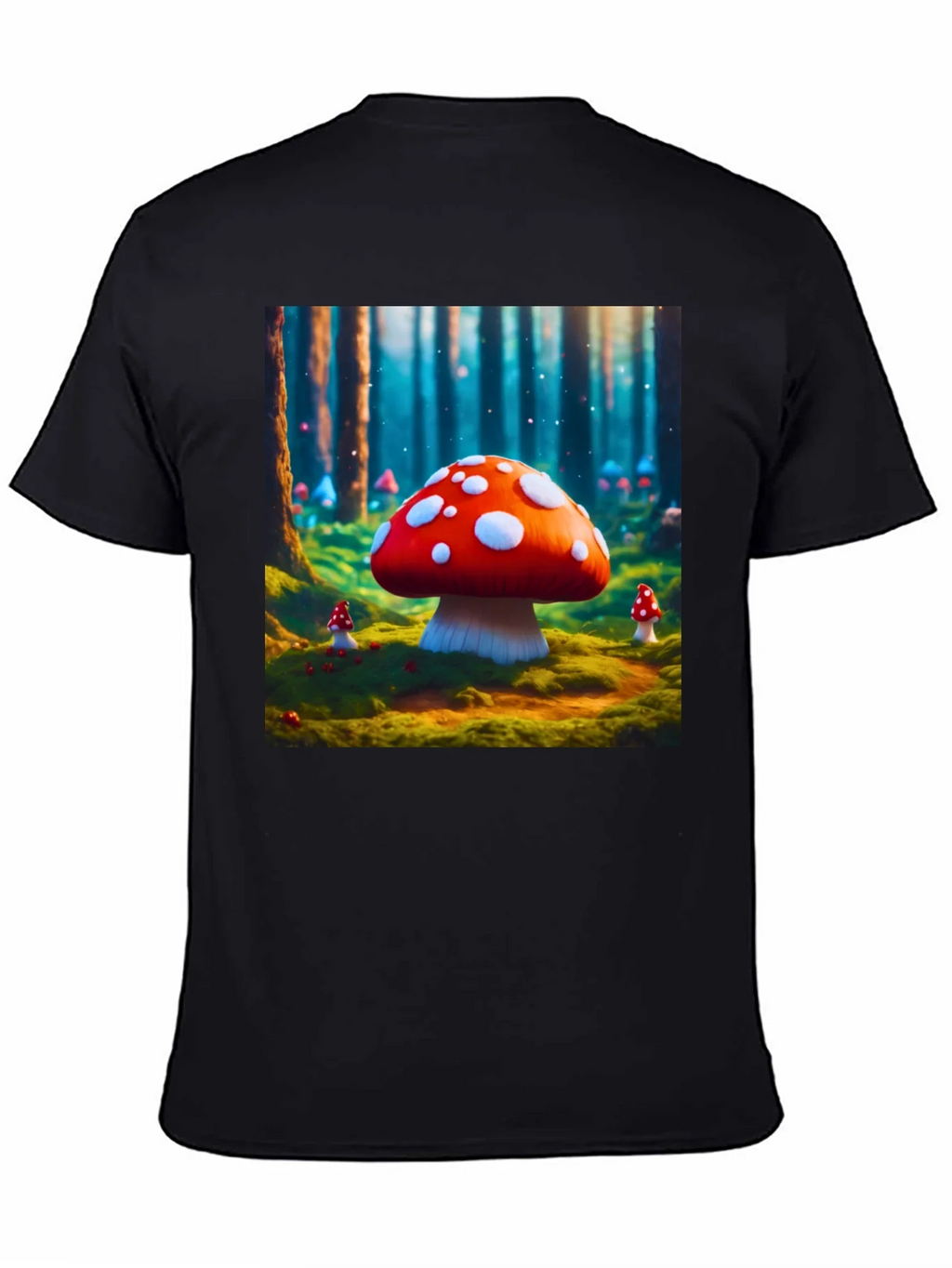 Mushroom Forest Graphic Tee - Funky Fantasy Design product image 4