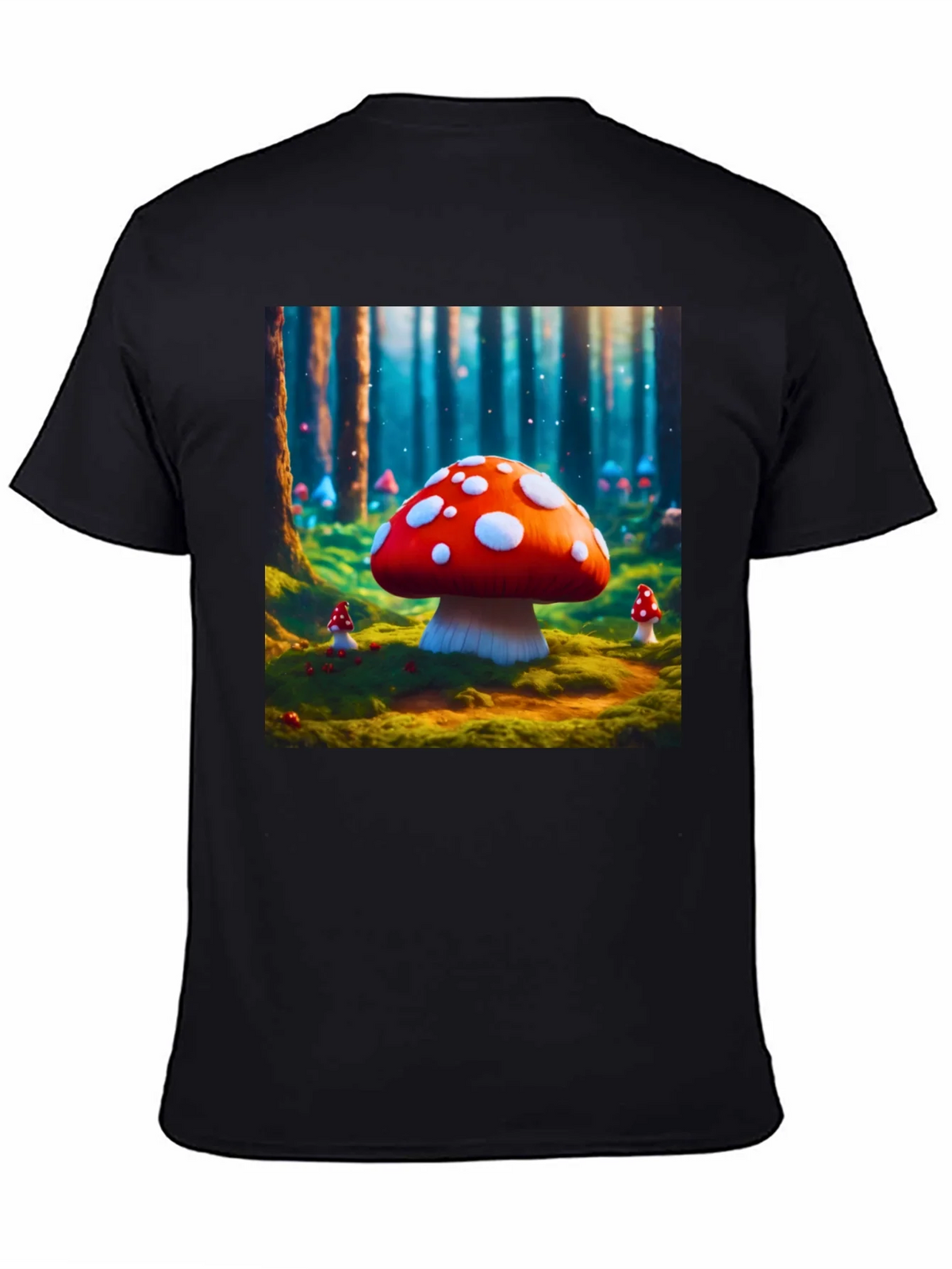 Mushroom Forest Graphic Tee - Funky Fantasy Design product image 4
