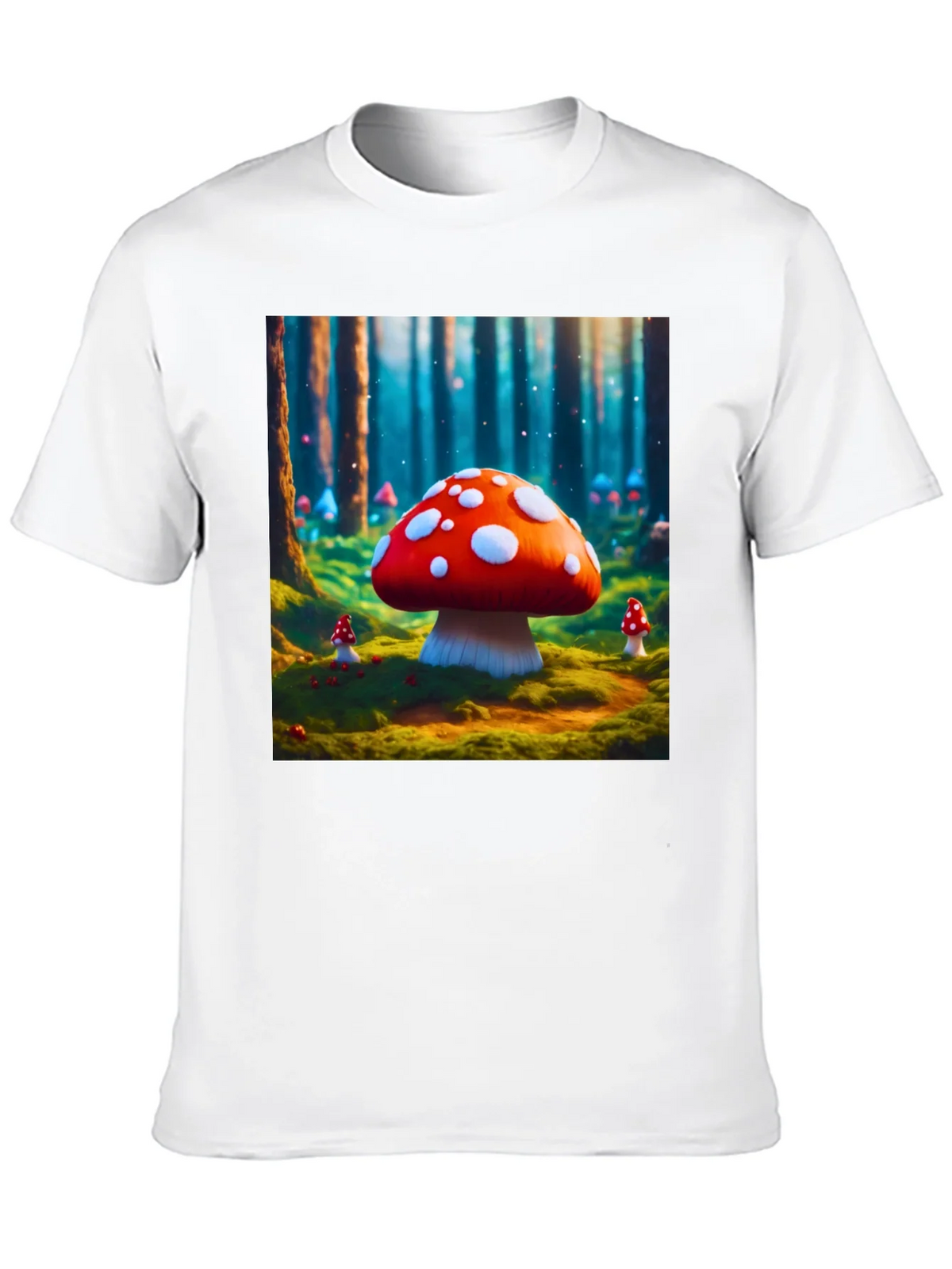 Mushroom Forest Graphic Tee - Funky Fantasy Design product image 9