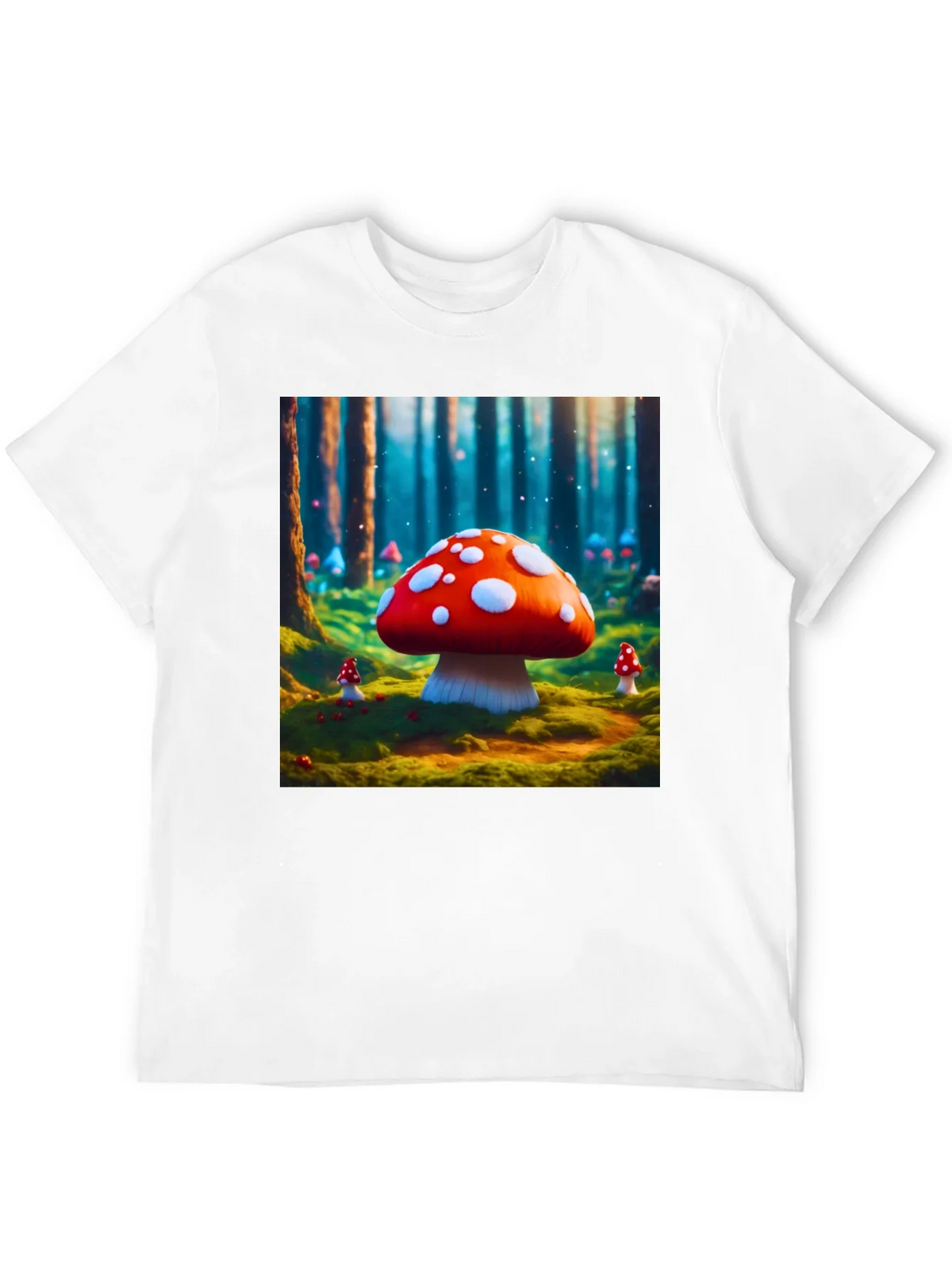 Mushroom Forest Graphic Tee - Funky Fantasy Design product image 11