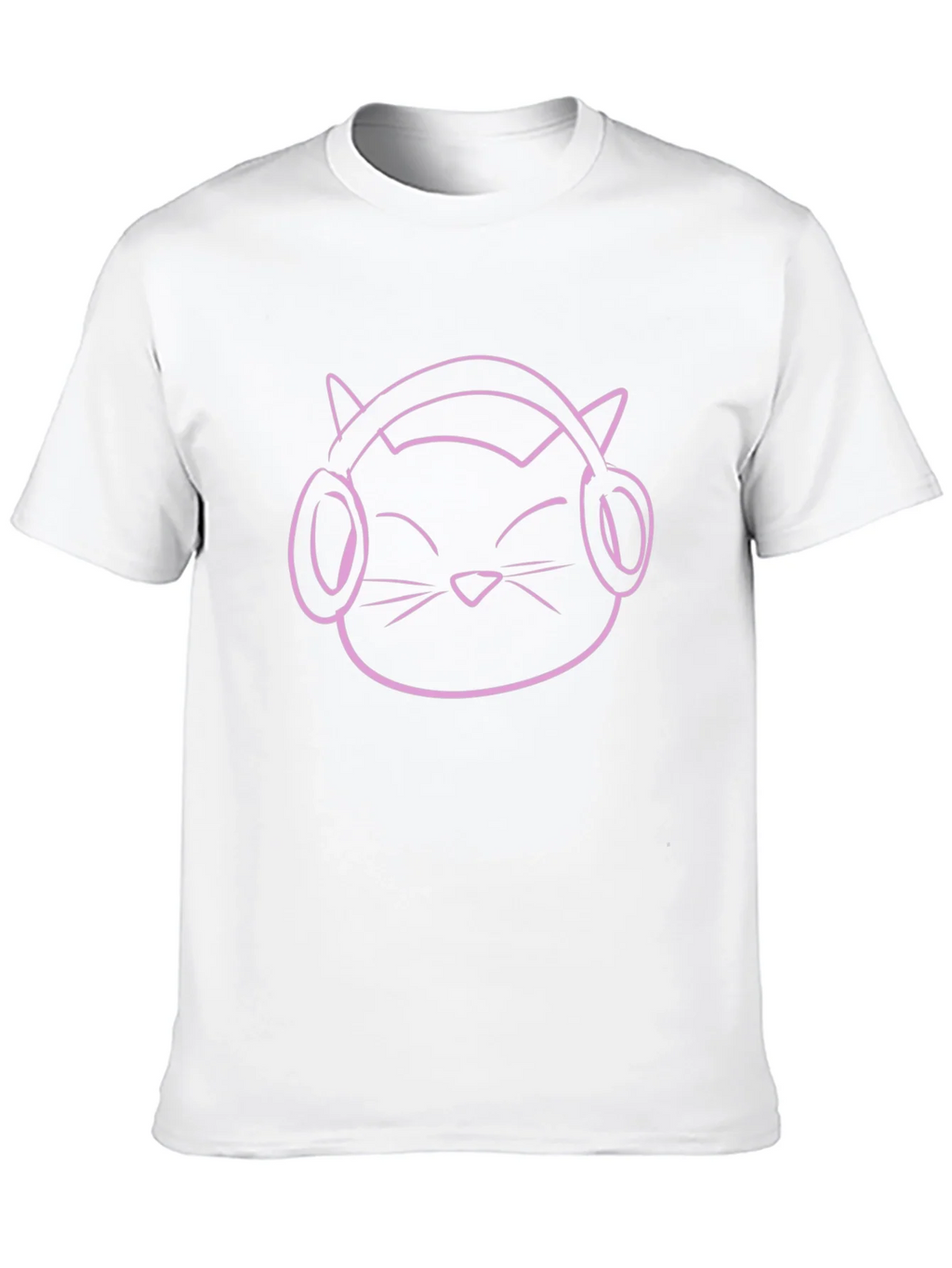 Cool Cat Headphones Graphic Tee - Black product image 9