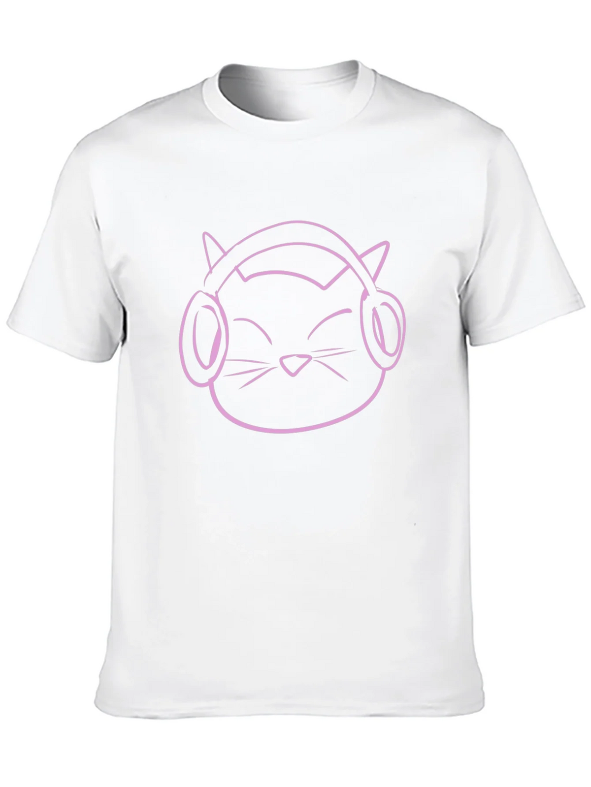 Cool Cat Headphones Graphic Tee - Black product image 9