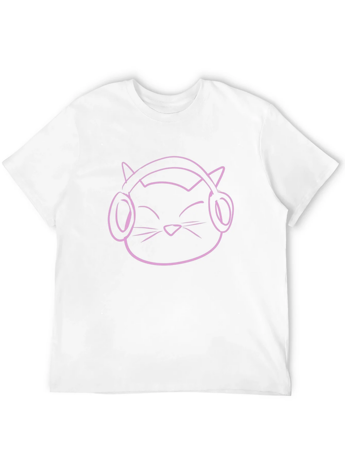 Cool Cat Headphones Graphic Tee - Black product image 11