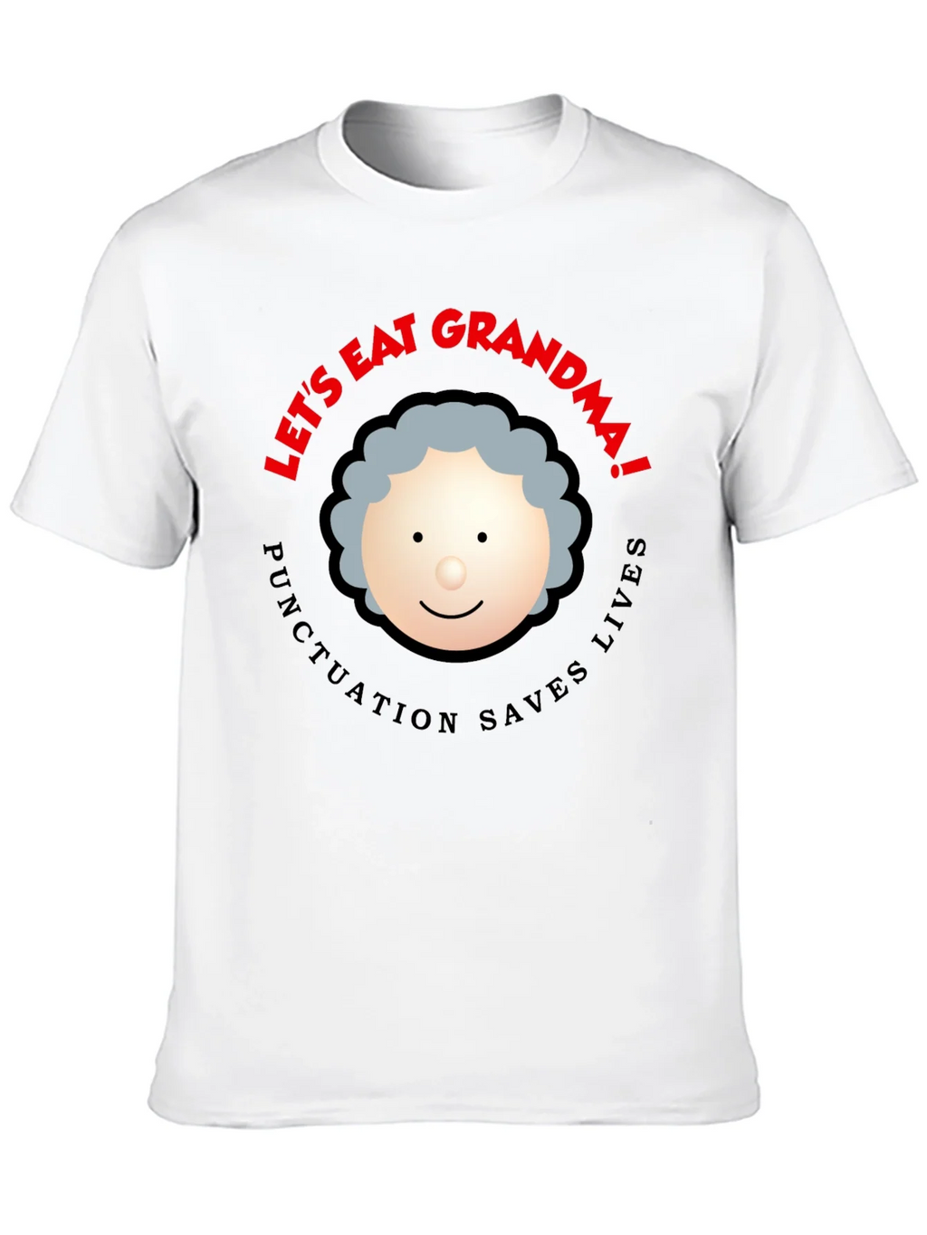 Lets Eat Grandma! Punctuation Saves Lives Black T-Shirt product image 9