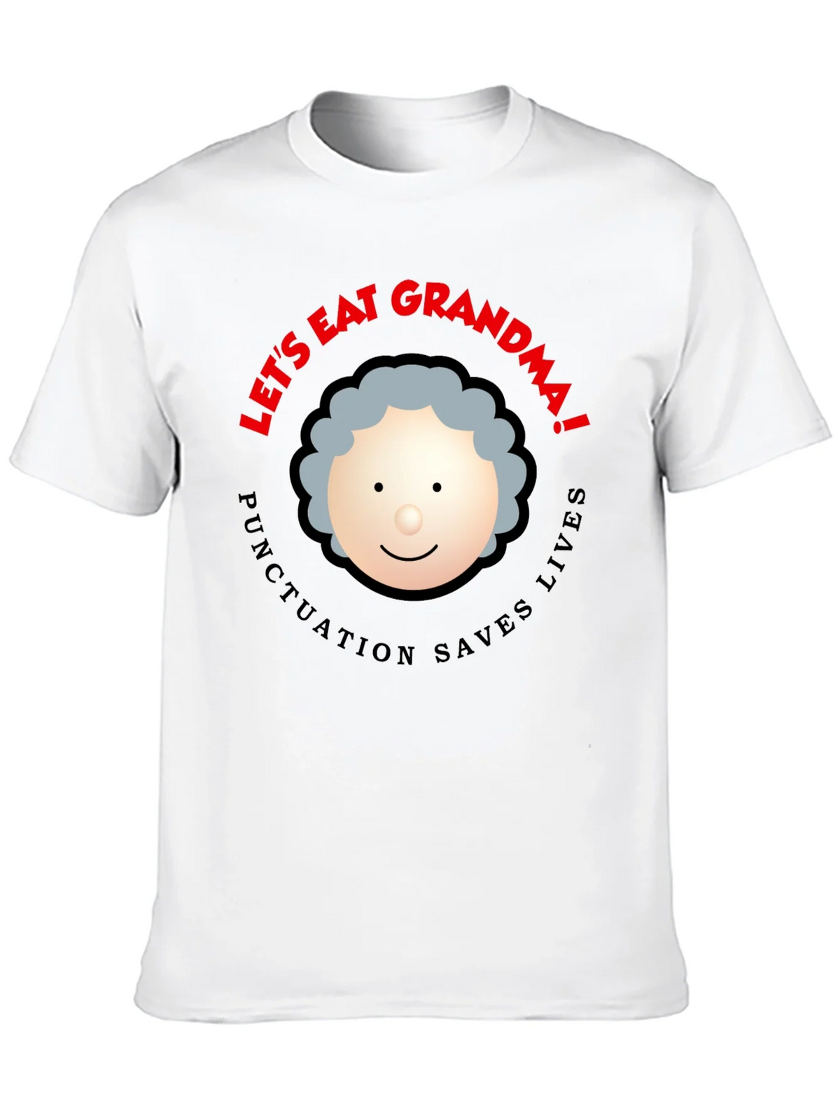 Lets Eat Grandma! Punctuation Saves Lives Black T-Shirt product image 9