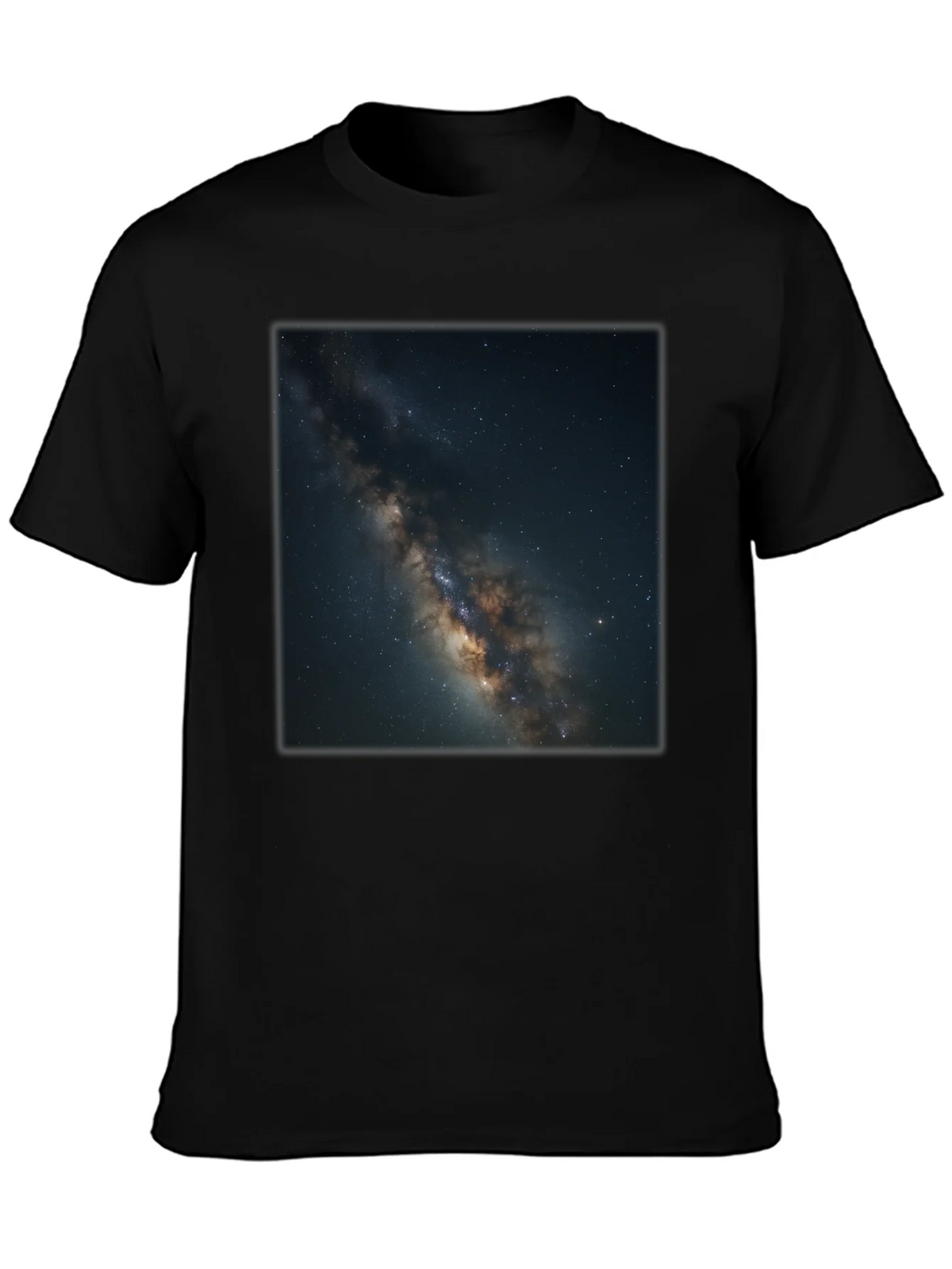 Milky Way Galaxy Graphic Black T-Shirt product image 3