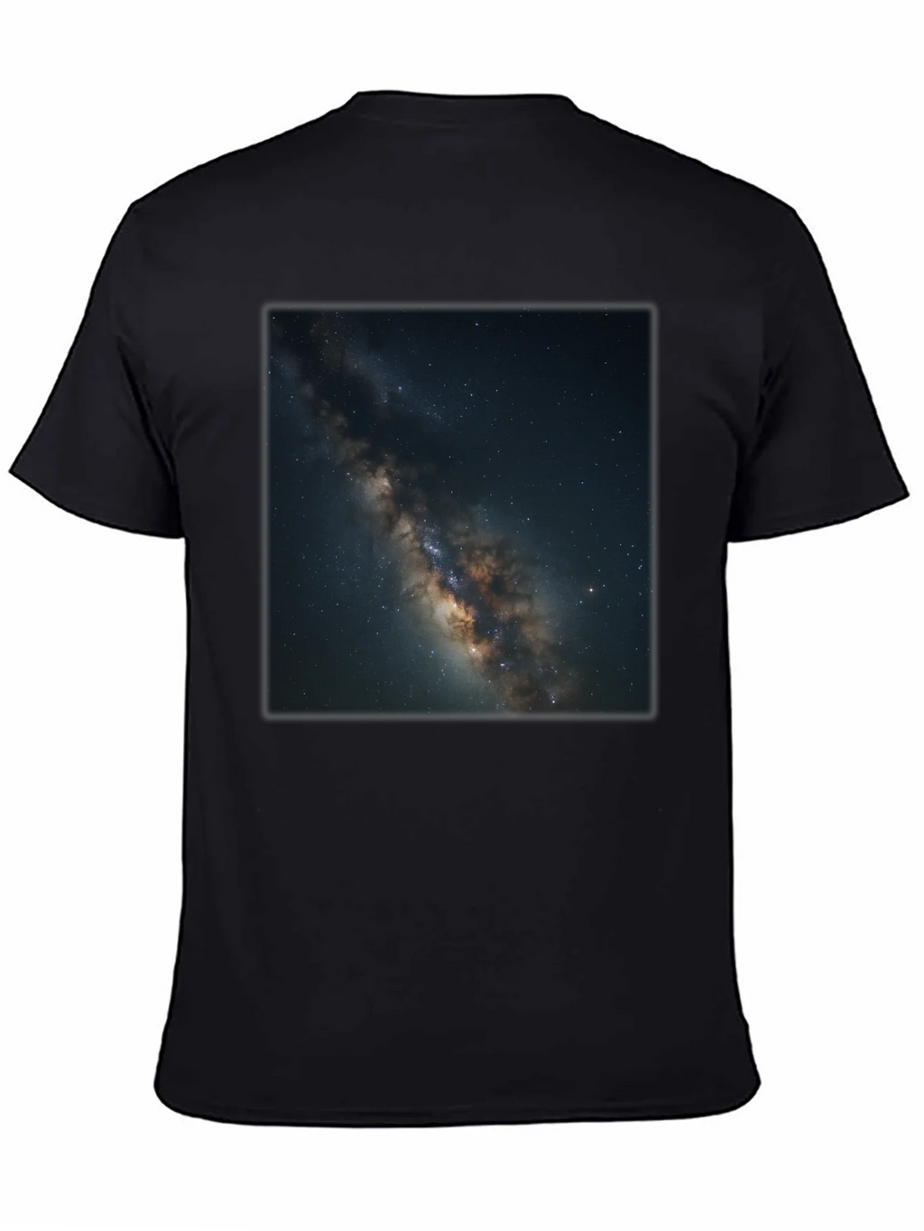 Milky Way Galaxy Graphic Black T-Shirt product image 4