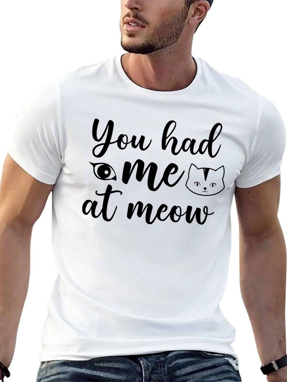 You Had Me at Meow Cat Lover T-Shirt product image 12