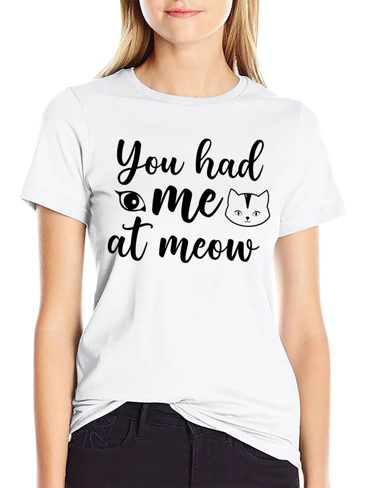You Had Me at Meow Cat Lover T-Shirt product image 8