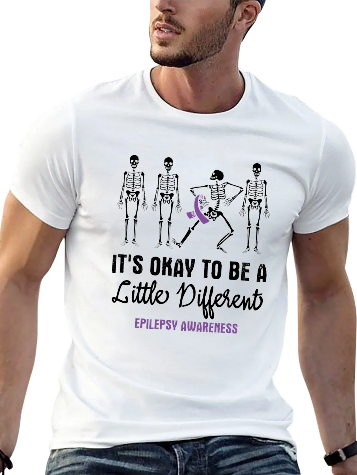 Epilepsy Awareness T-Shirt - Its Okay to Be Different product image 12