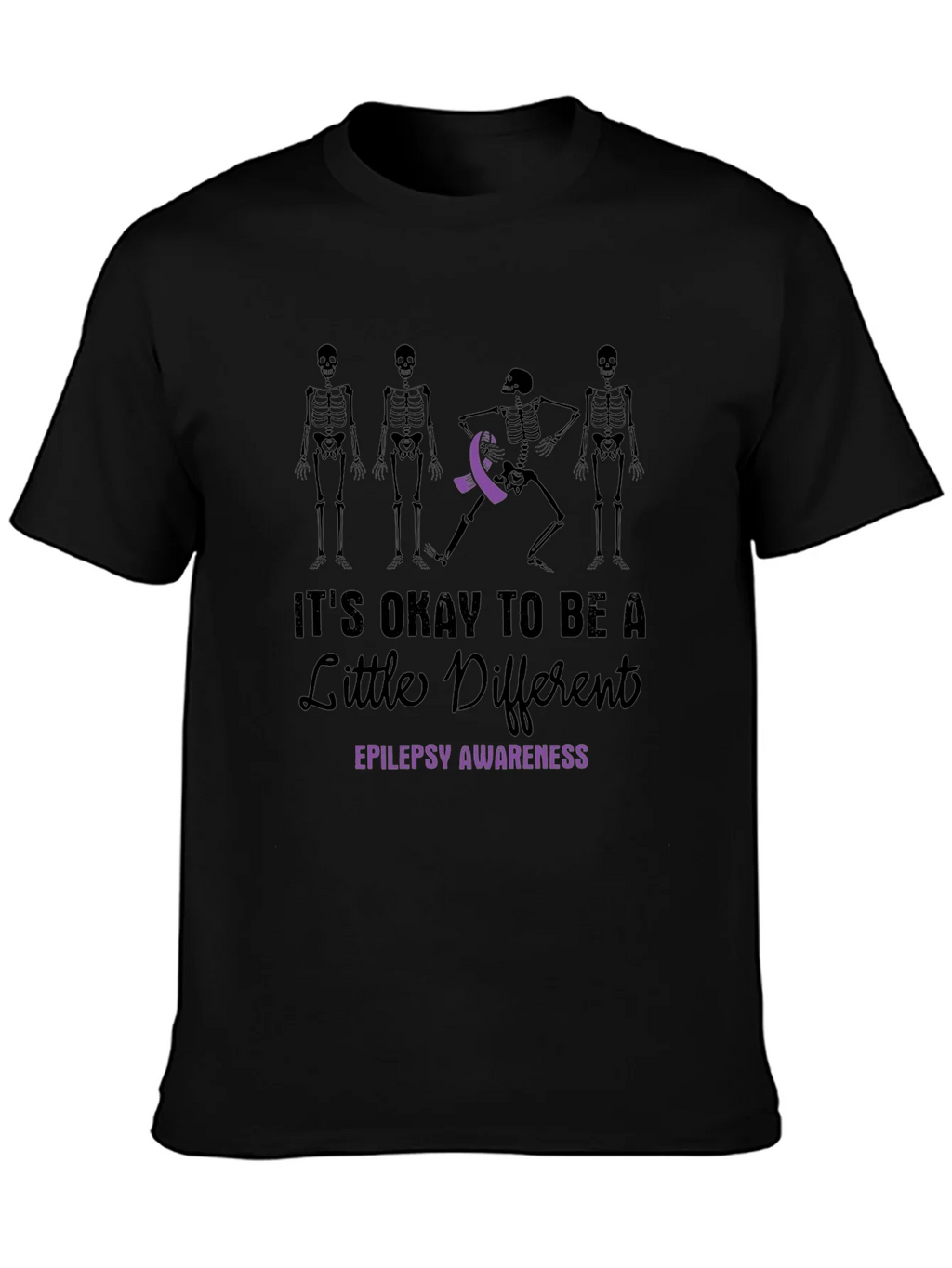 Epilepsy Awareness T-Shirt - Its Okay to Be Different product image 3