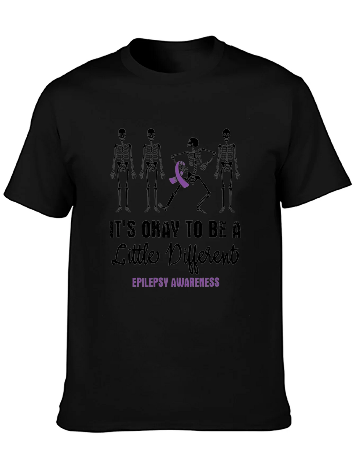 Epilepsy Awareness T-Shirt - Its Okay to Be Different product image 3