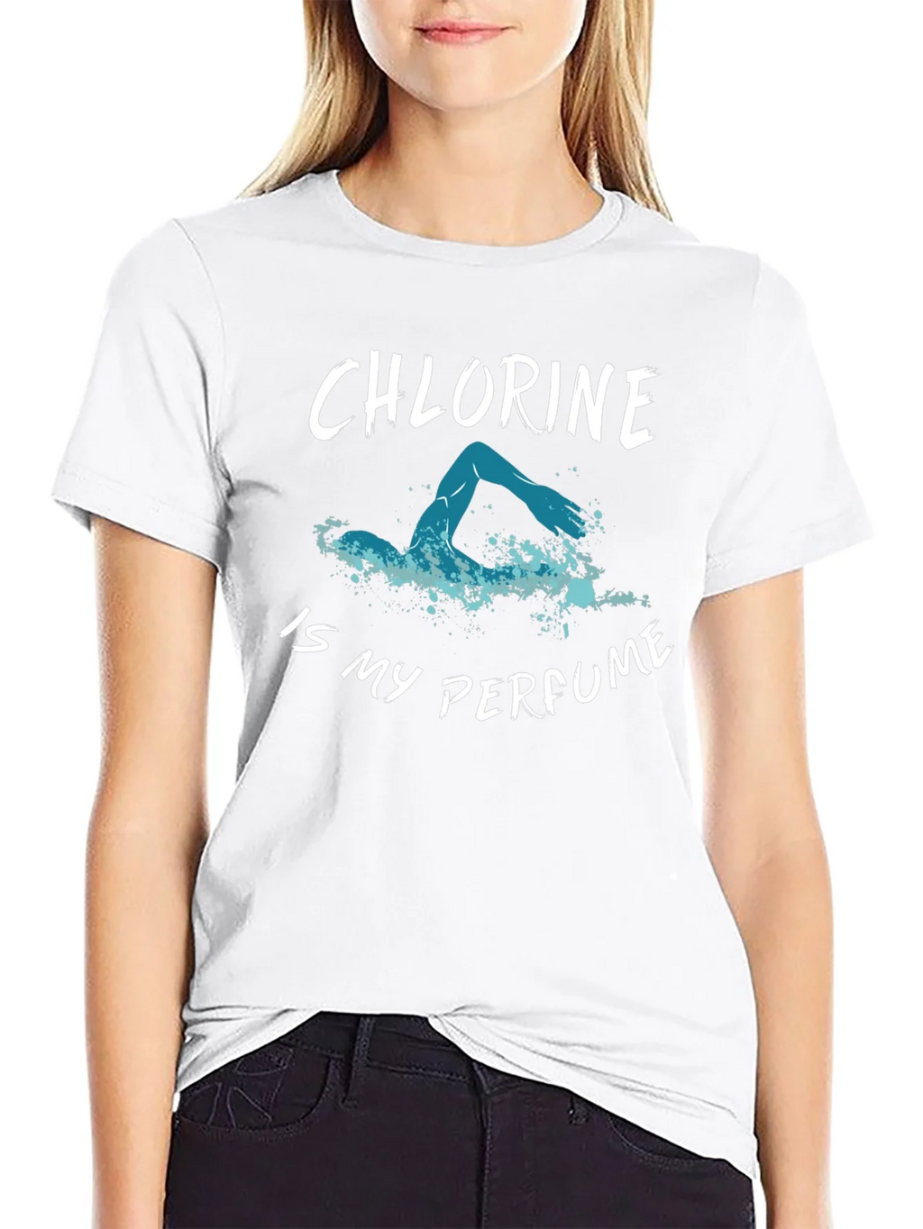 Chlorine is My Perfume T-Shirt - Swimmers Tee product image 8