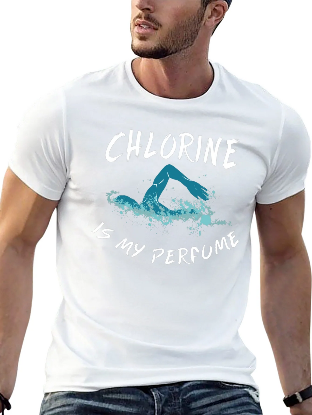 Chlorine is My Perfume T-Shirt - Swimmers Tee product image 12