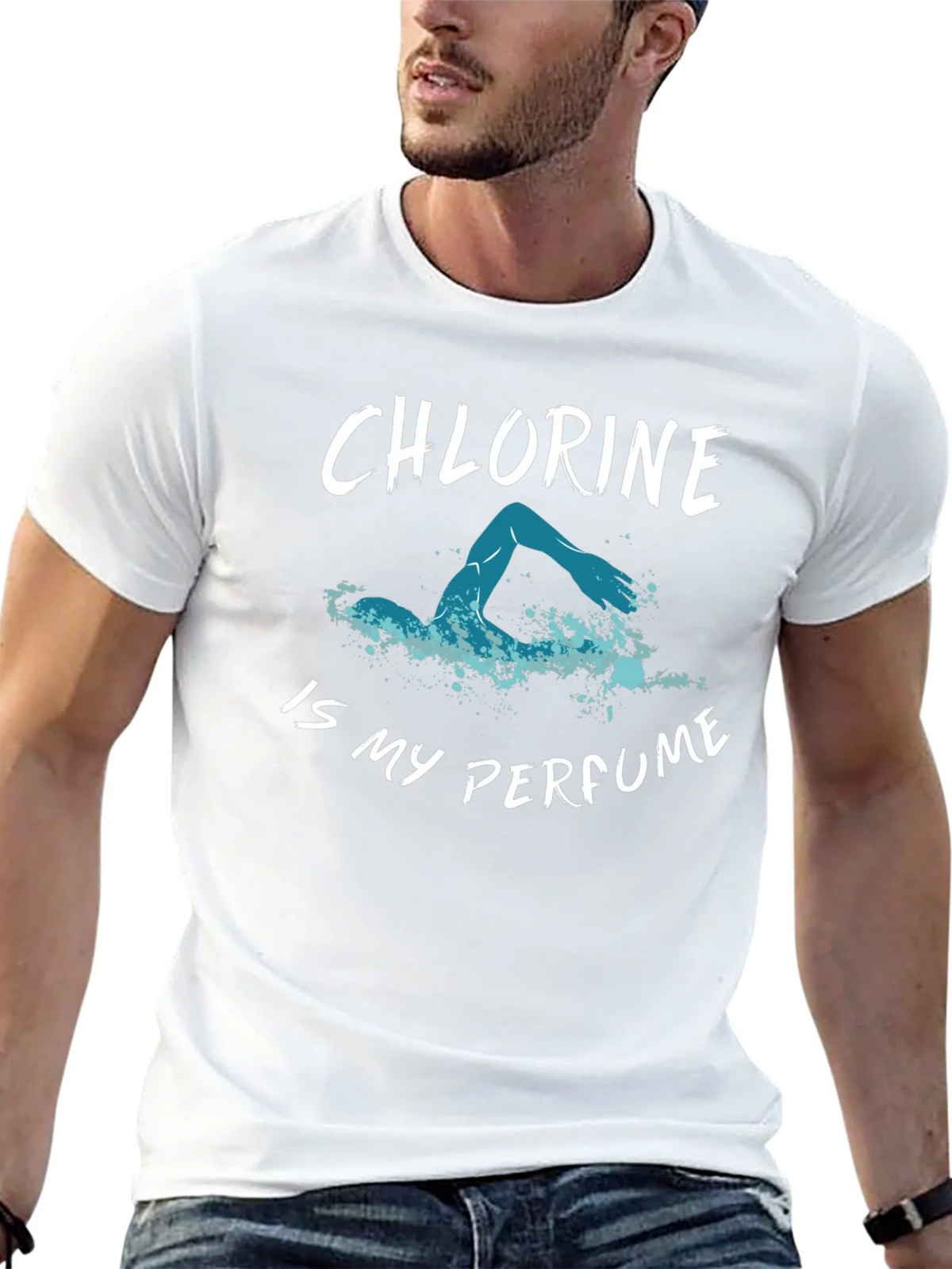 Chlorine is My Perfume T-Shirt - Swimmers Tee product image 12