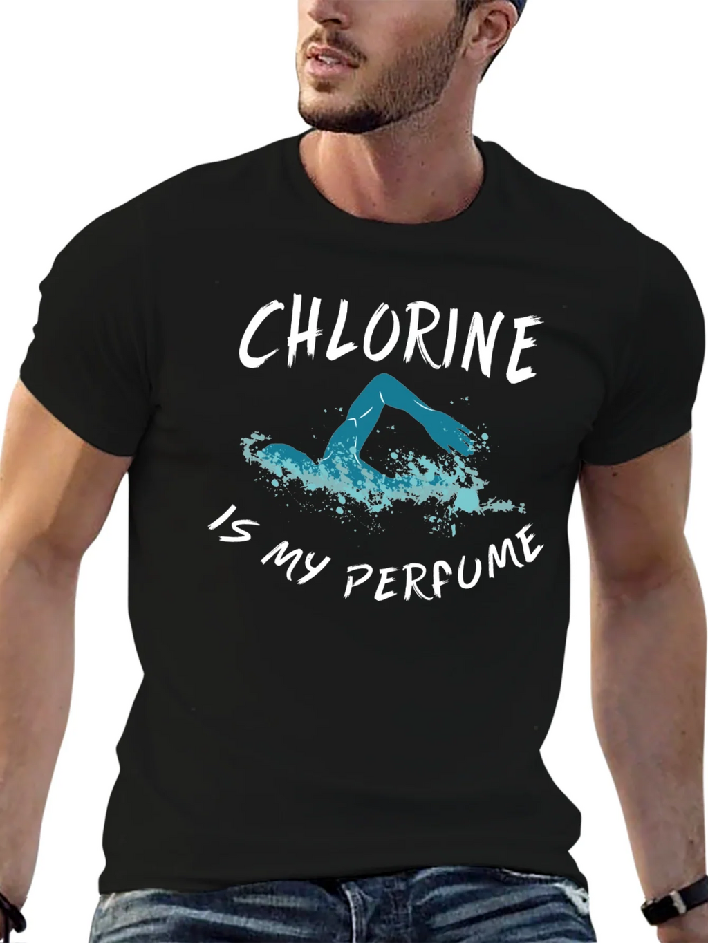 Chlorine is My Perfume T-Shirt - Swimmers Tee product image 6