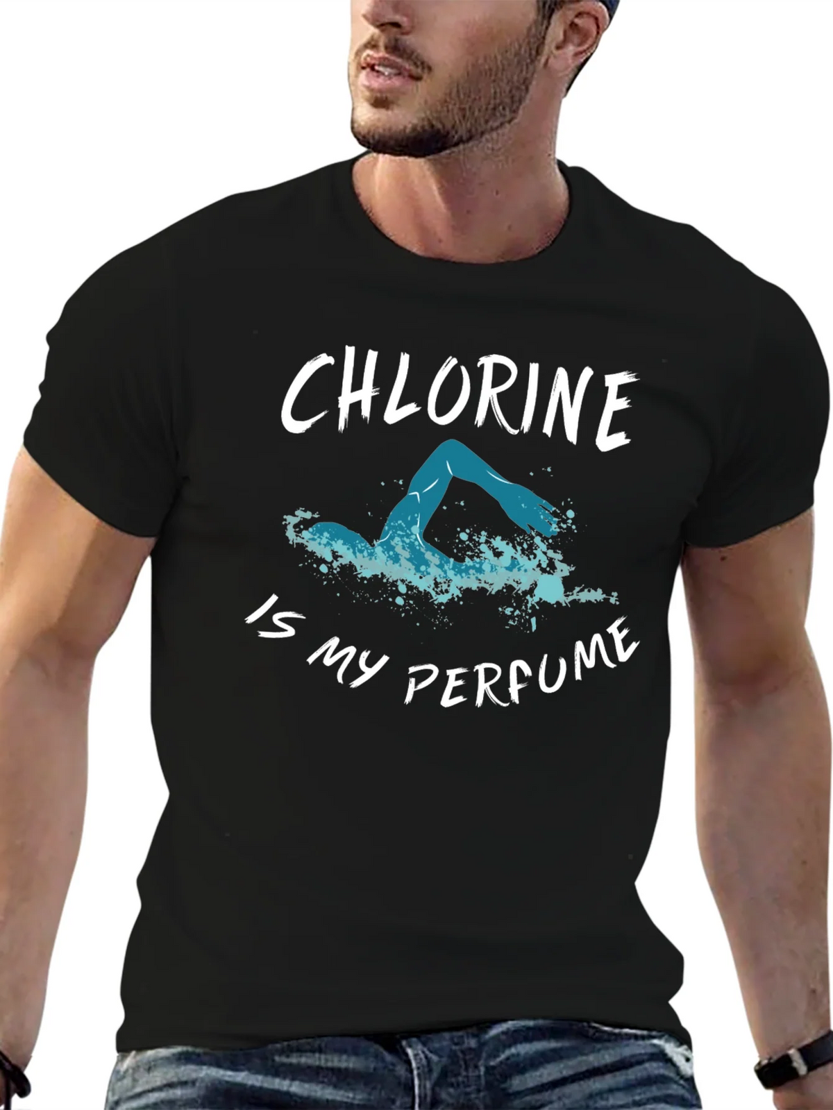 Chlorine is My Perfume T-Shirt - Swimmers Tee product image 6