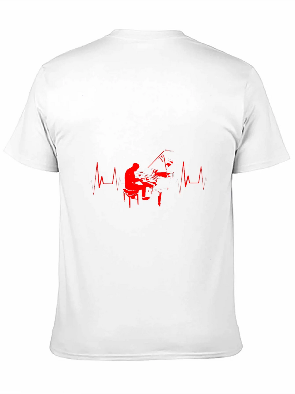 Piano Heartbeat Graphic Tee - Musicians Delight product image 10