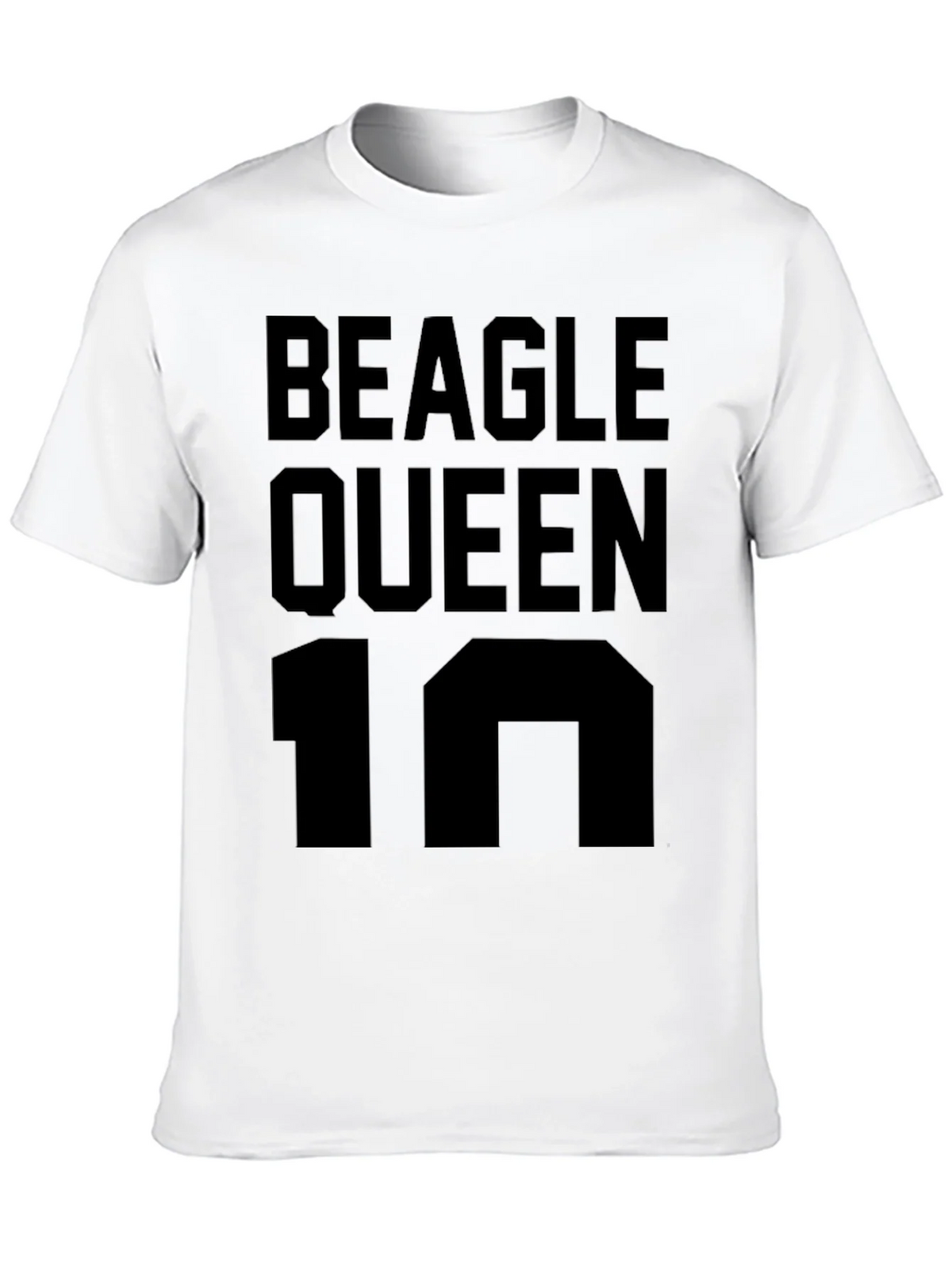 Beagle Queen 10 Black T-Shirt product image 2