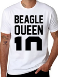 Beagle Queen 10 Black T-Shirt product image 1