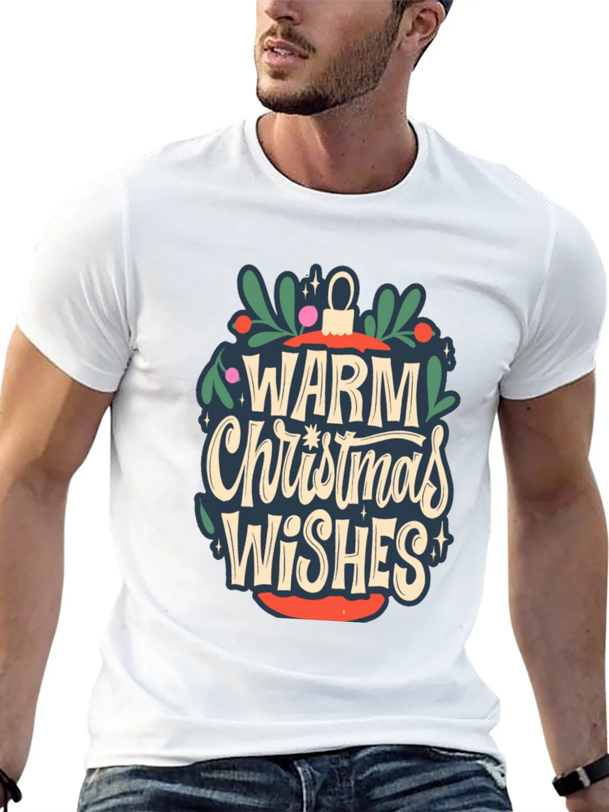 Warm Christmas Wishes Graphic Tee product image 12