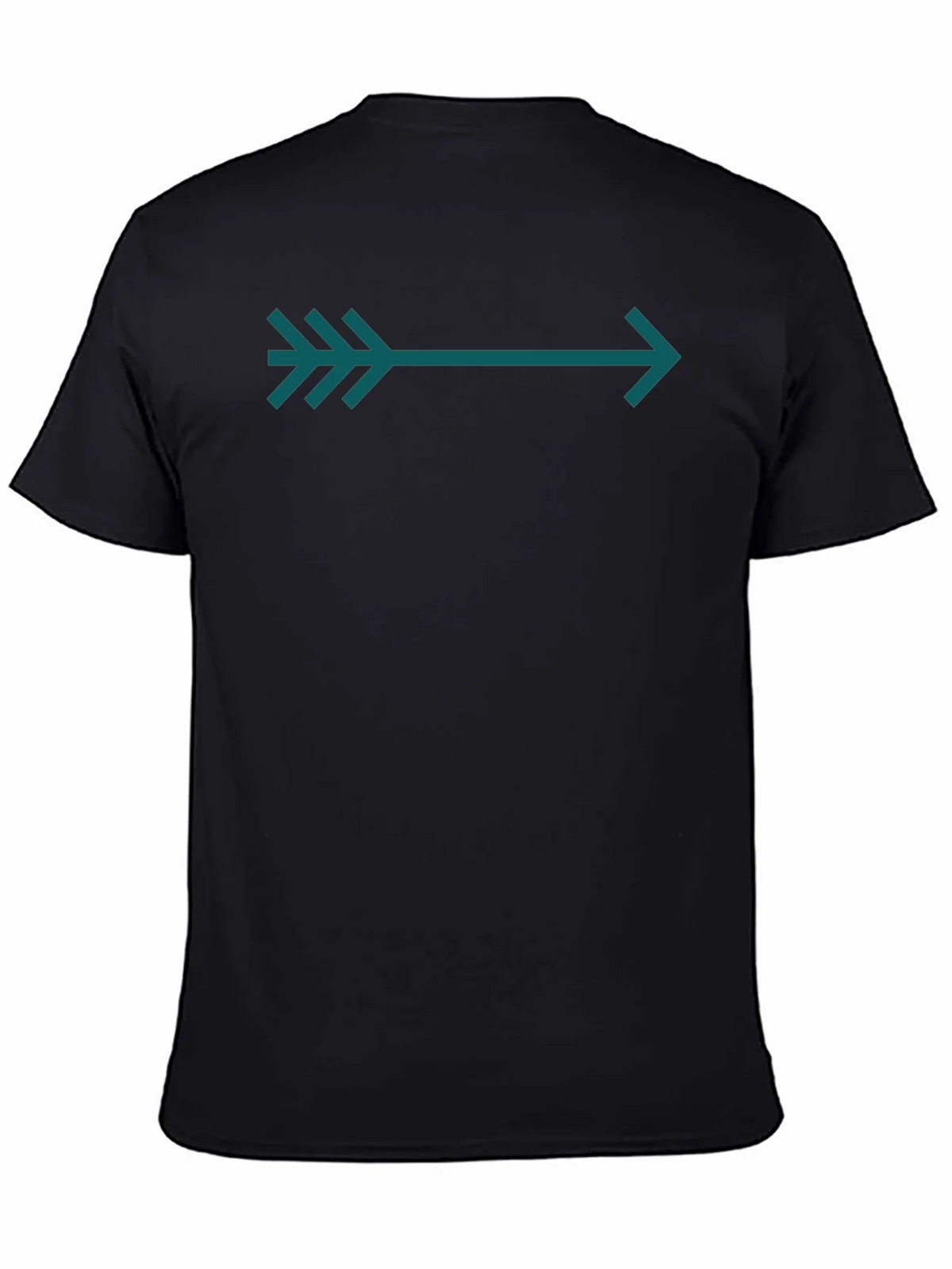 Arrow Graphic Tee - Teal on Black product image 4