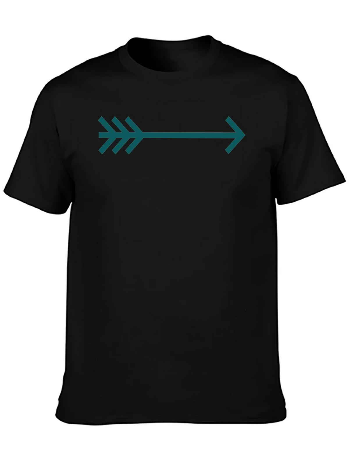 Arrow Graphic Tee - Teal on Black product image 3