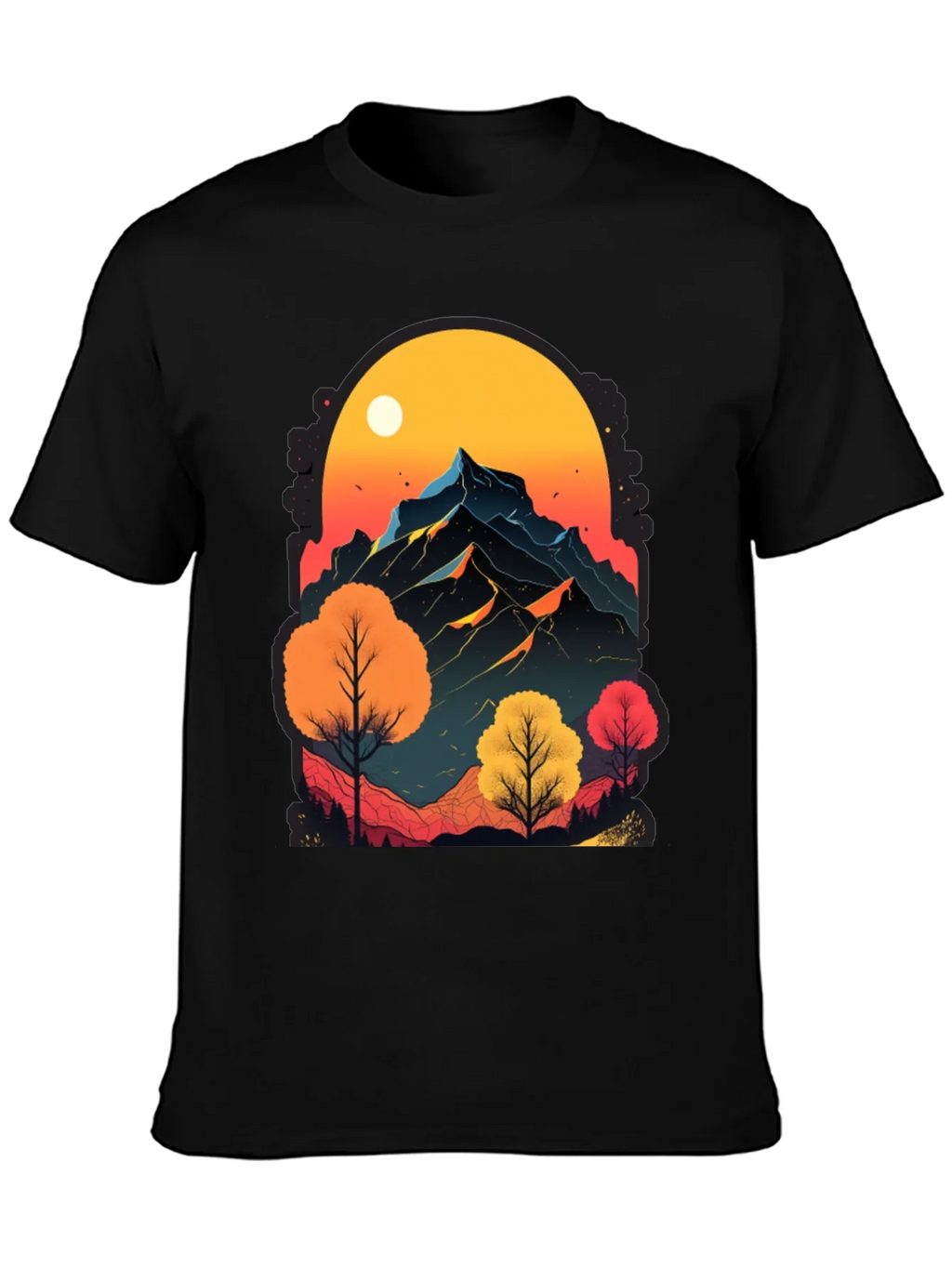 Mountain Sunset Graphic Tee - Nature Inspired Design product image 3