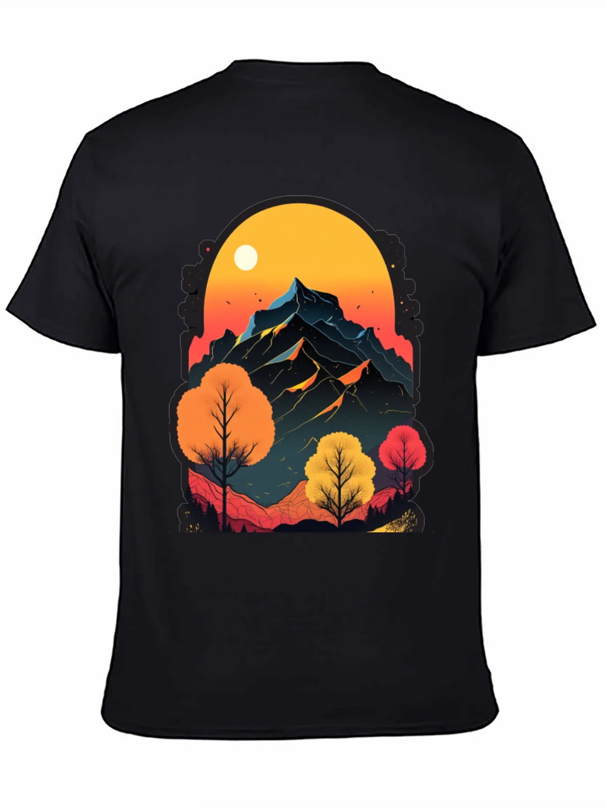 Mountain Sunset Graphic Tee - Nature Inspired Design product image 4