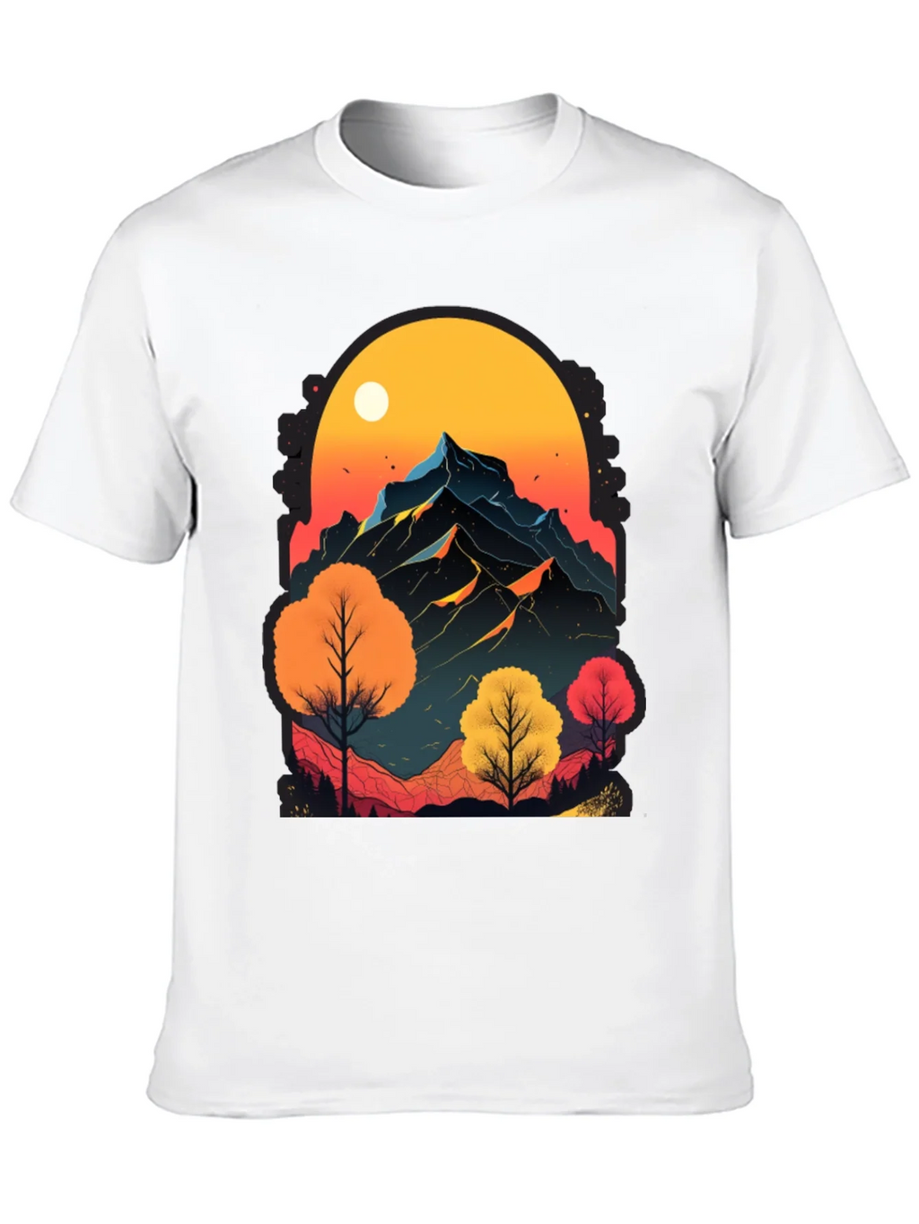Mountain Sunset Graphic Tee - Nature Inspired Design product image 9