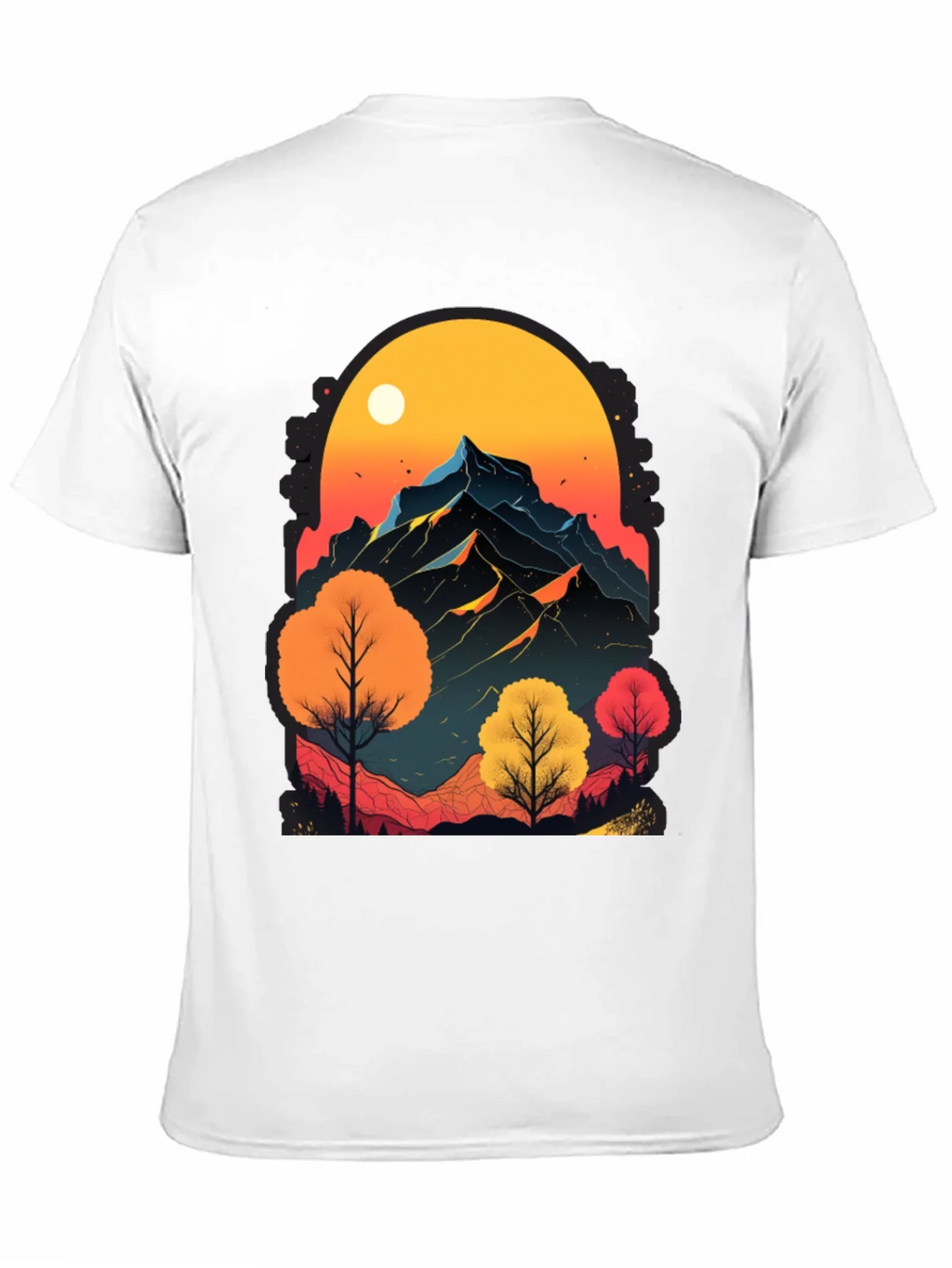 Mountain Sunset Graphic Tee - Nature Inspired Design product image 10