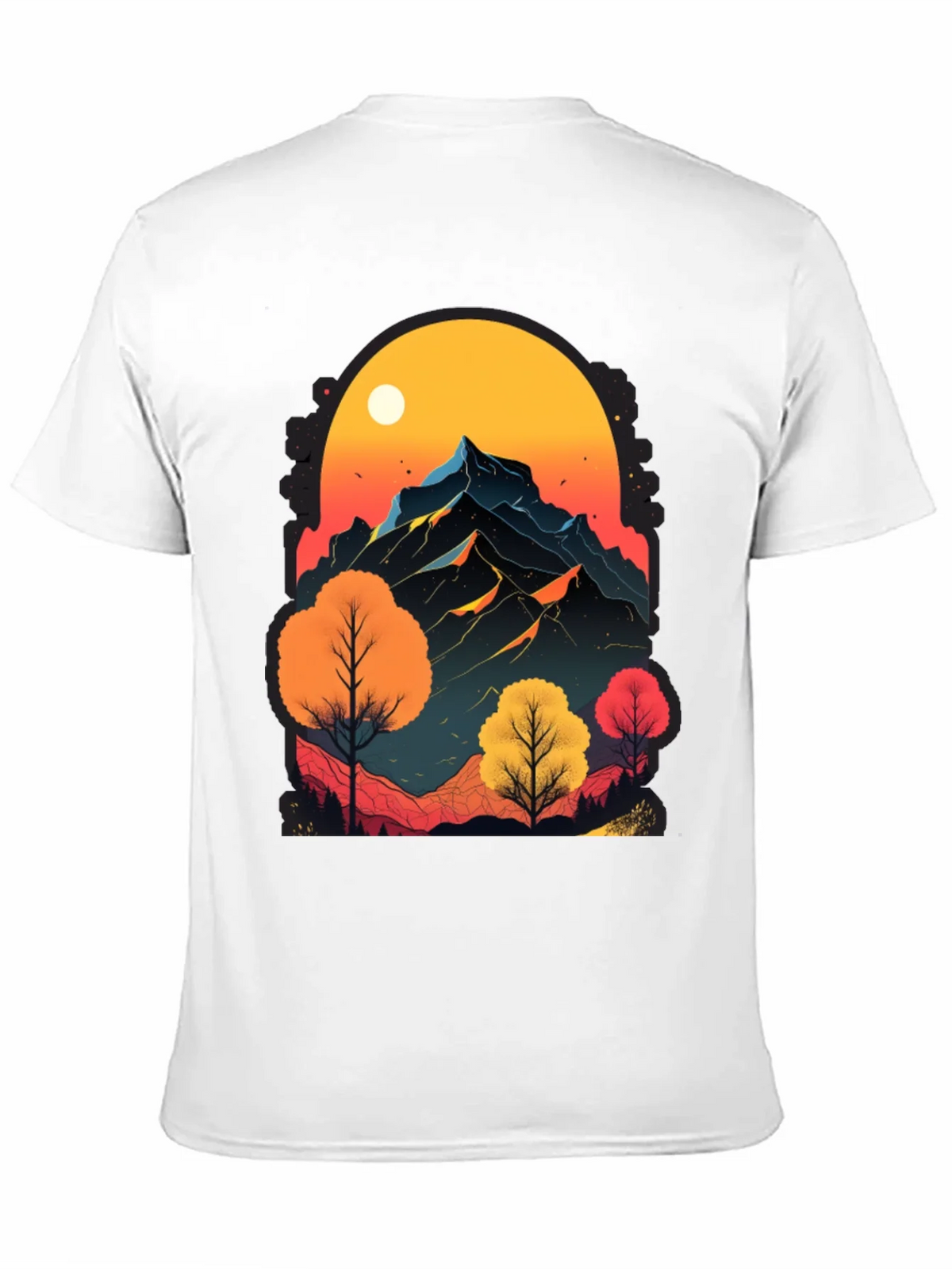 Mountain Sunset Graphic Tee - Nature Inspired Design product image 10