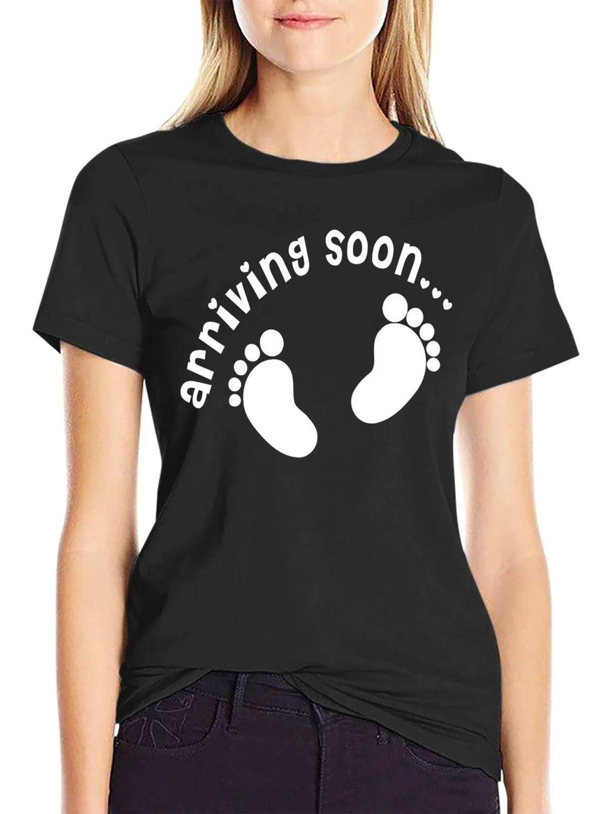 Arriving Soon Pregnancy Announcement T-Shirt product image 2