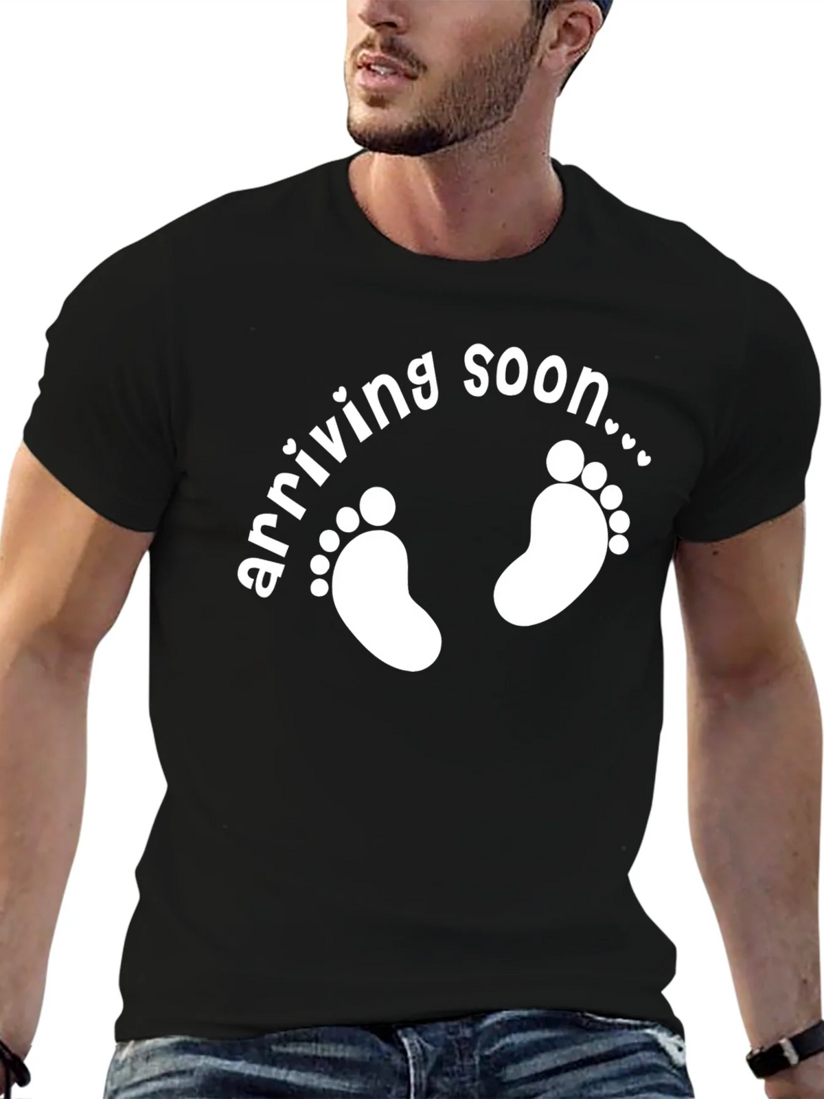 Arriving Soon Pregnancy Announcement T-Shirt product image 6