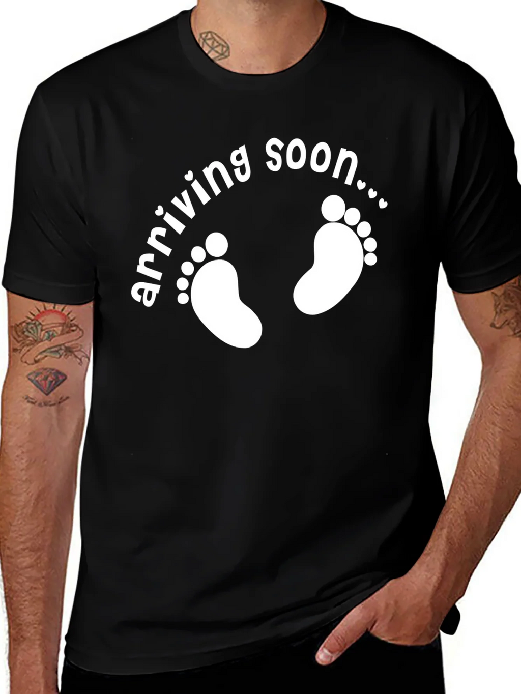 Arriving Soon Pregnancy Announcement T-Shirt product image 1
