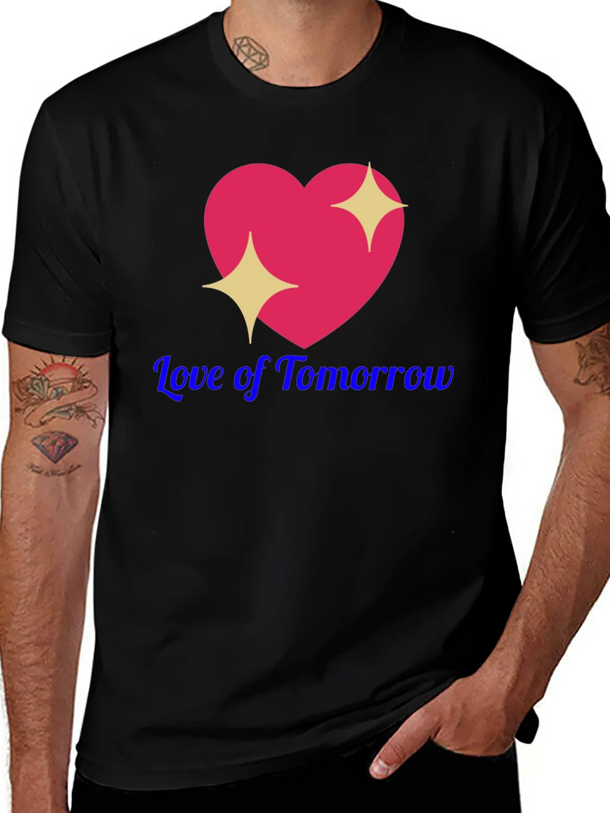 Love of Tomorrow Graphic T-Shirt - Black product image 1